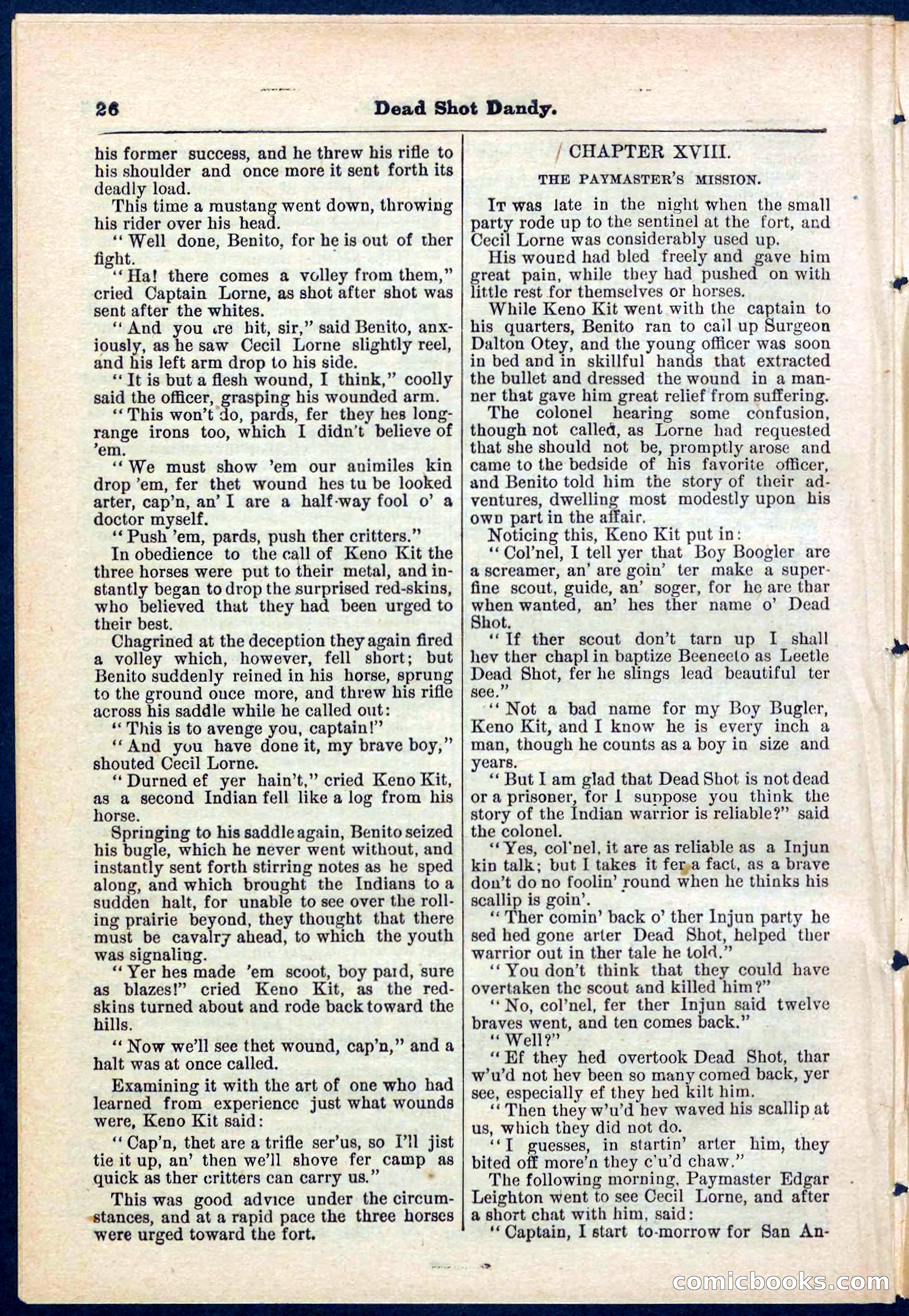 Beadle's Pocket Library No. 268 — page 26 of 32