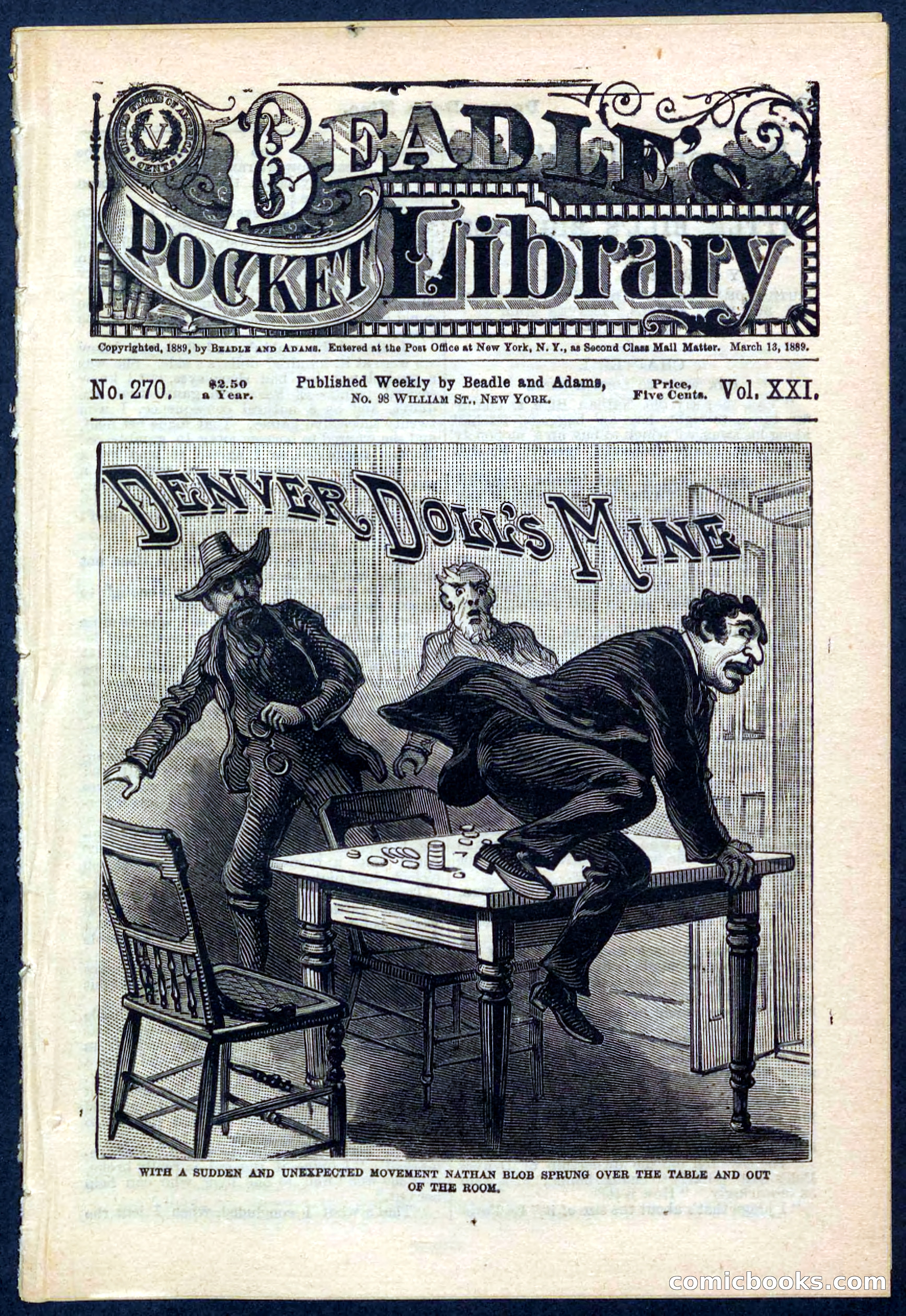 Beadle's Pocket Library No. 270 — page 1 of 32