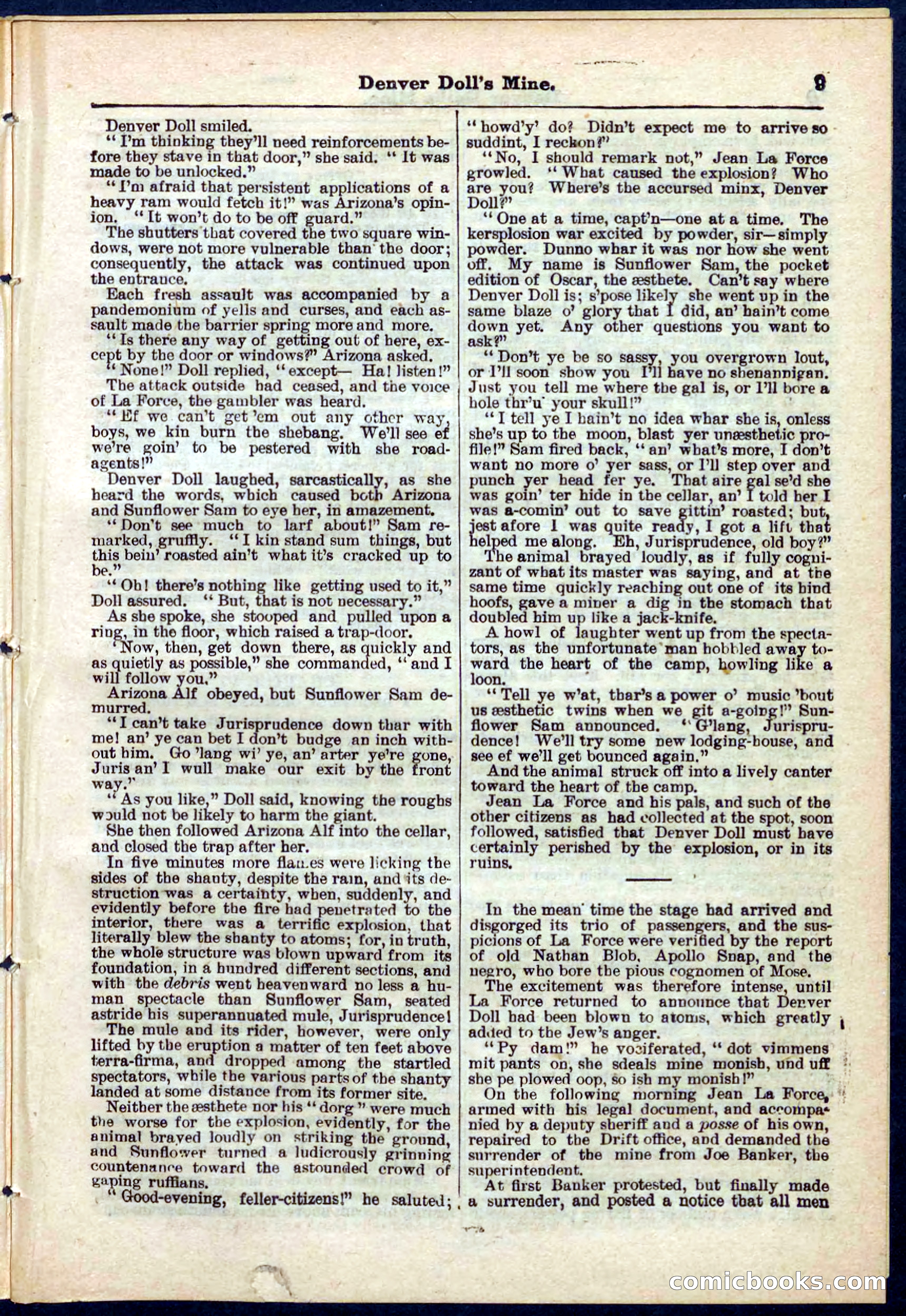 Beadle's Pocket Library No. 270 — page 9 of 32
