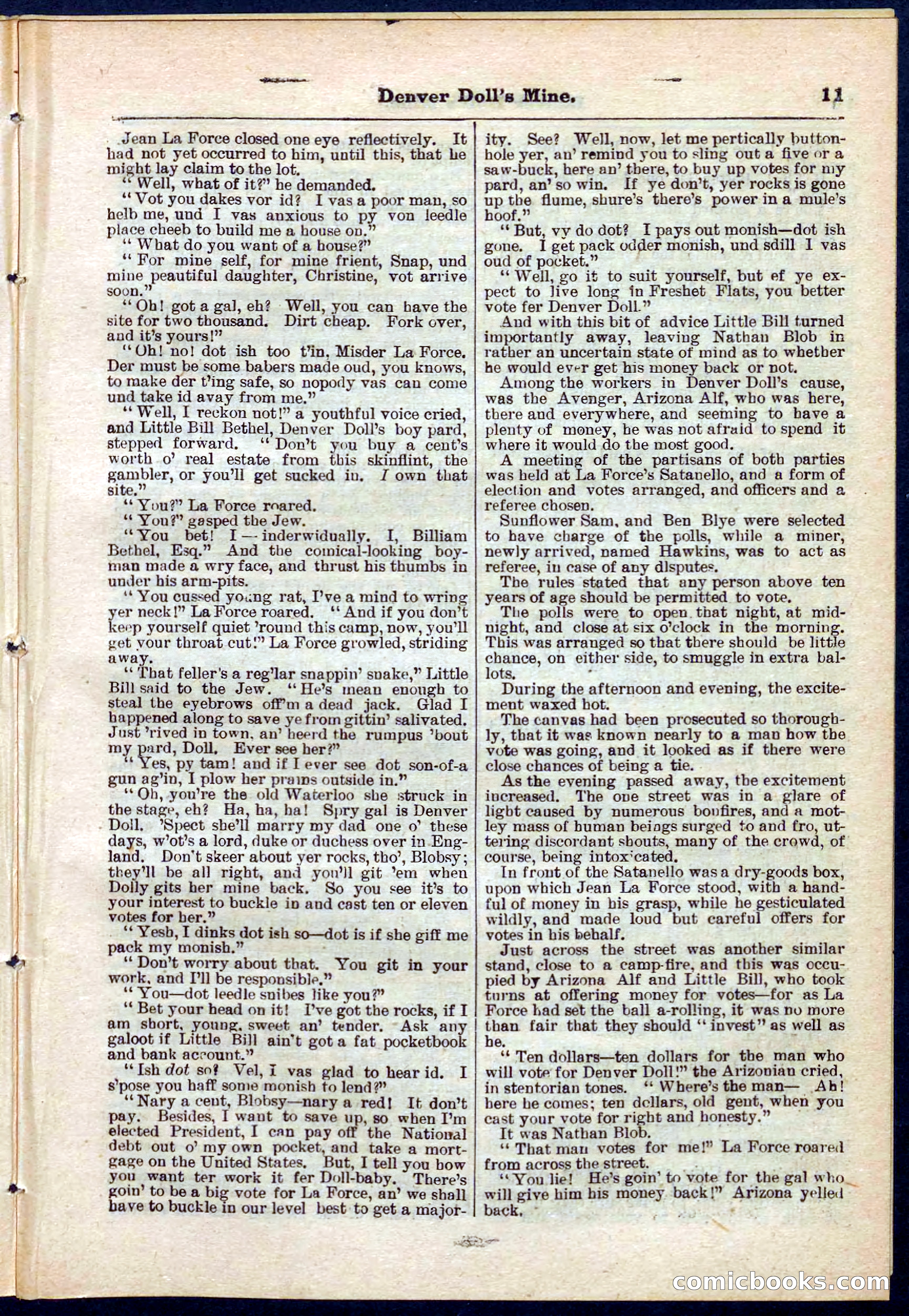 Beadle's Pocket Library No. 270 — page 11 of 32