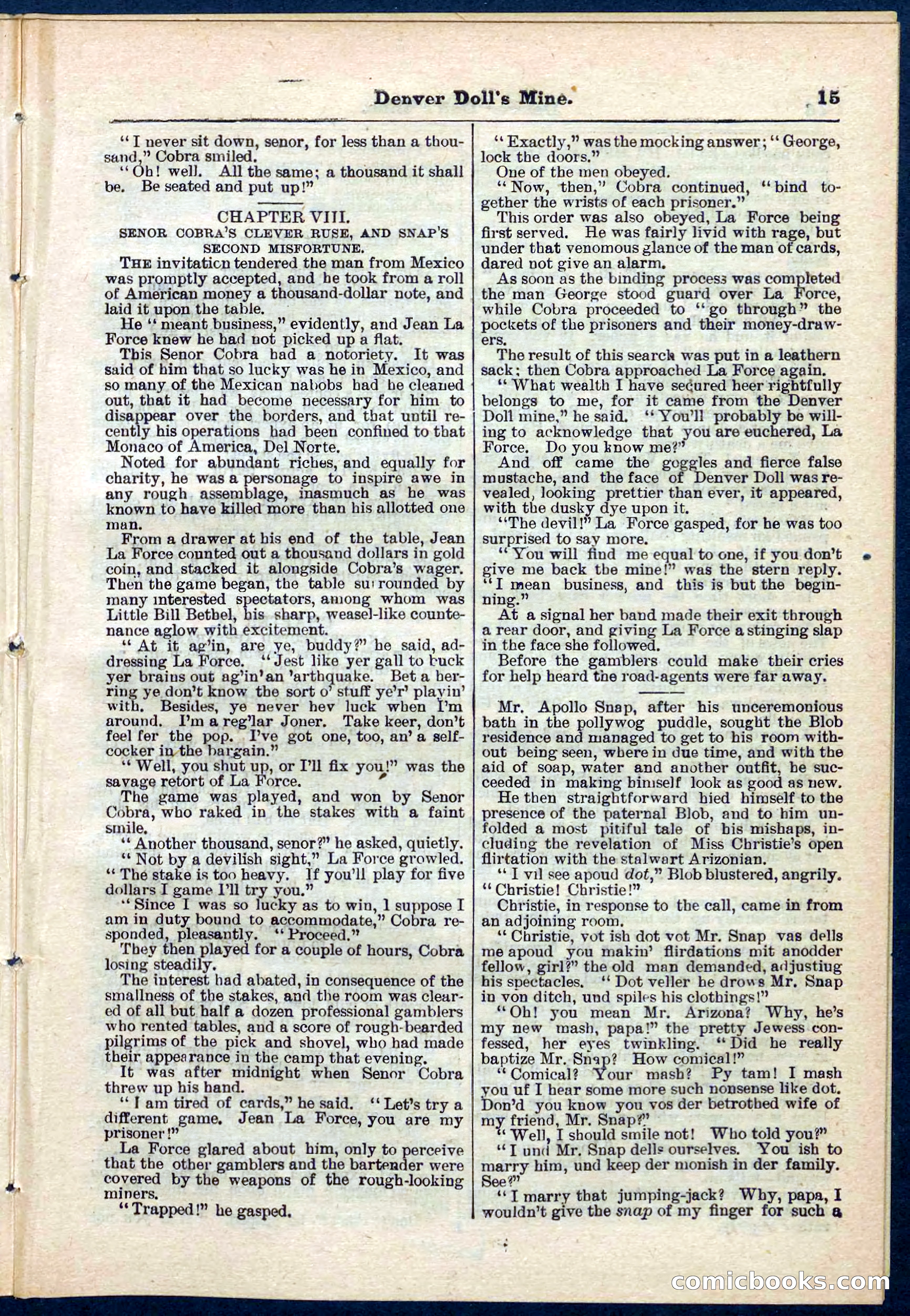 Beadle's Pocket Library No. 270 — page 15 of 32