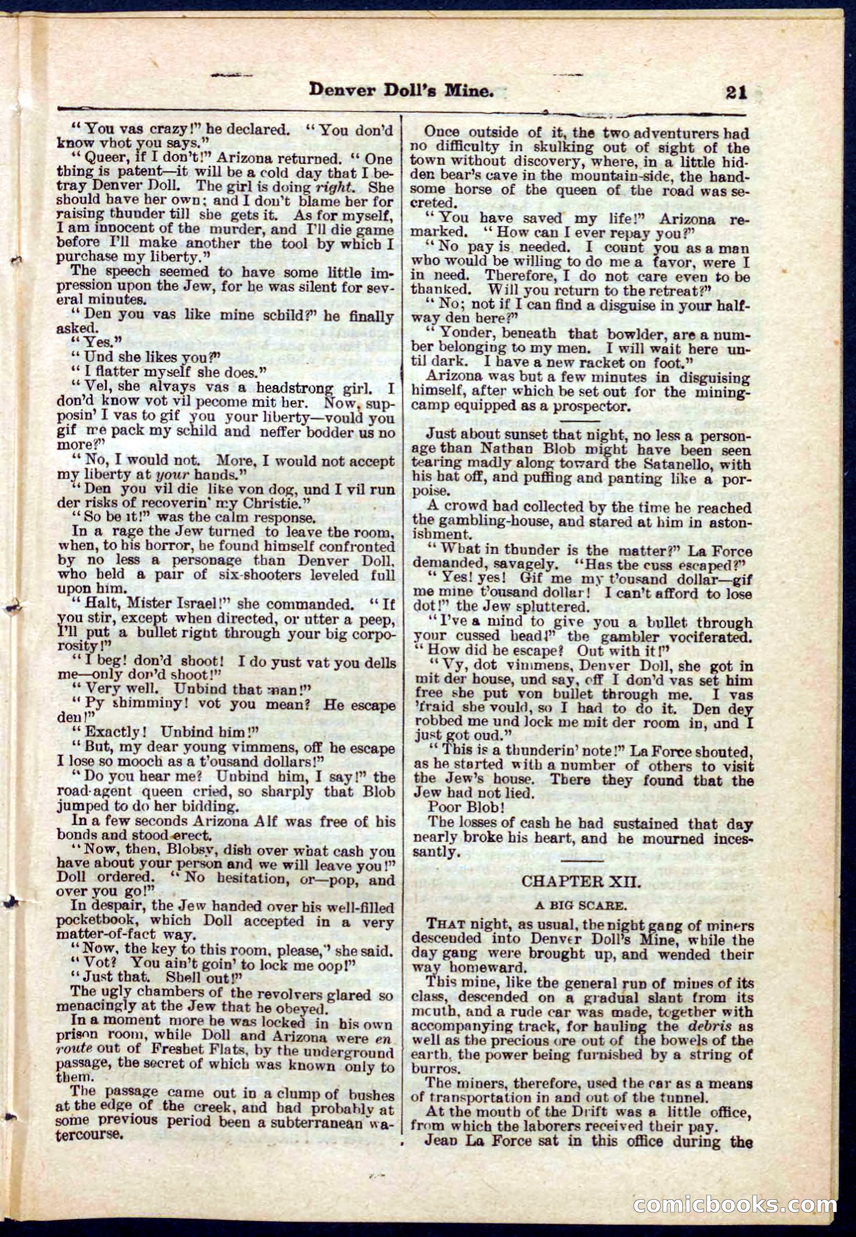 Beadle's Pocket Library No. 270 — page 21 of 32