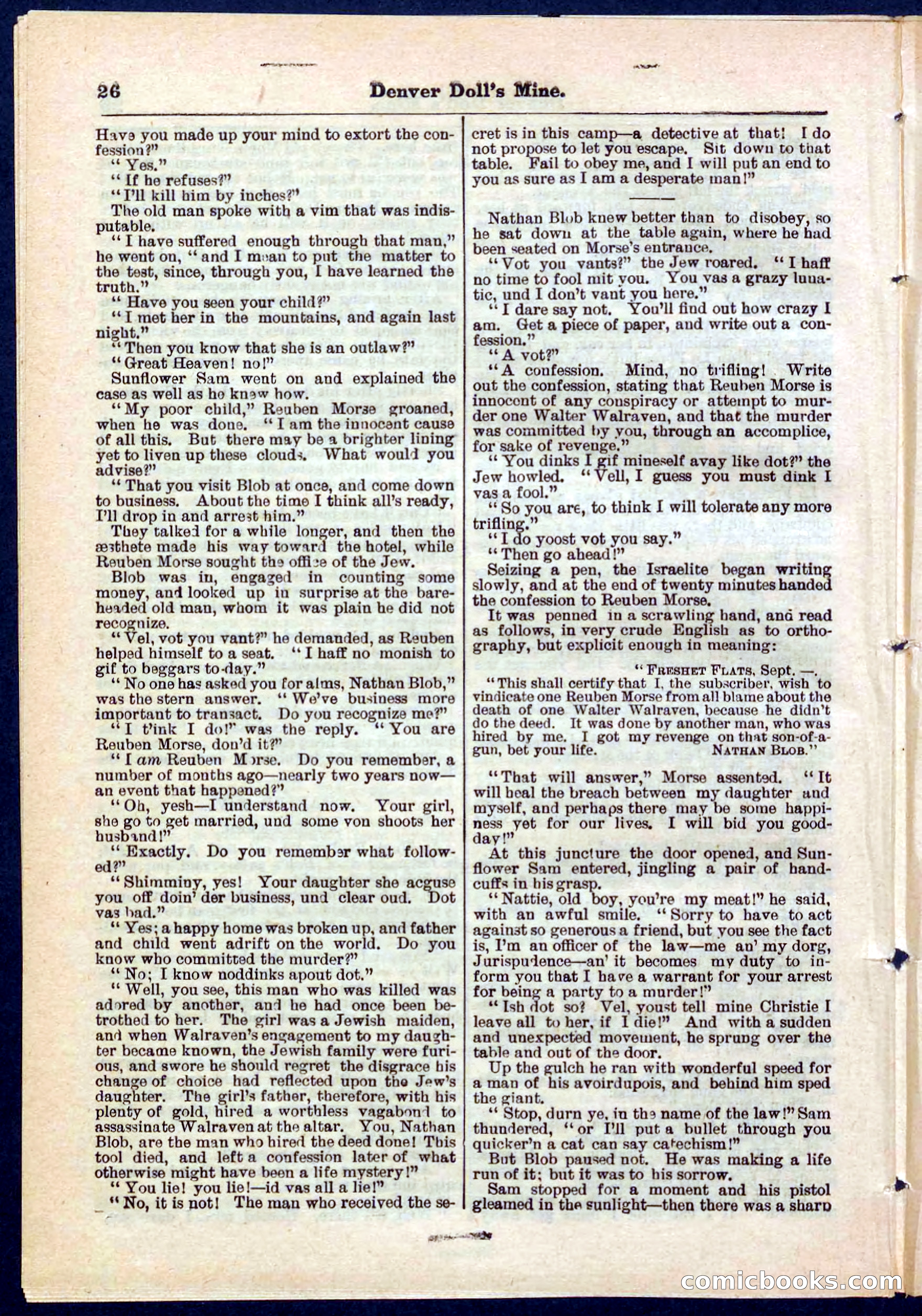 Beadle's Pocket Library No. 270 — page 26 of 32