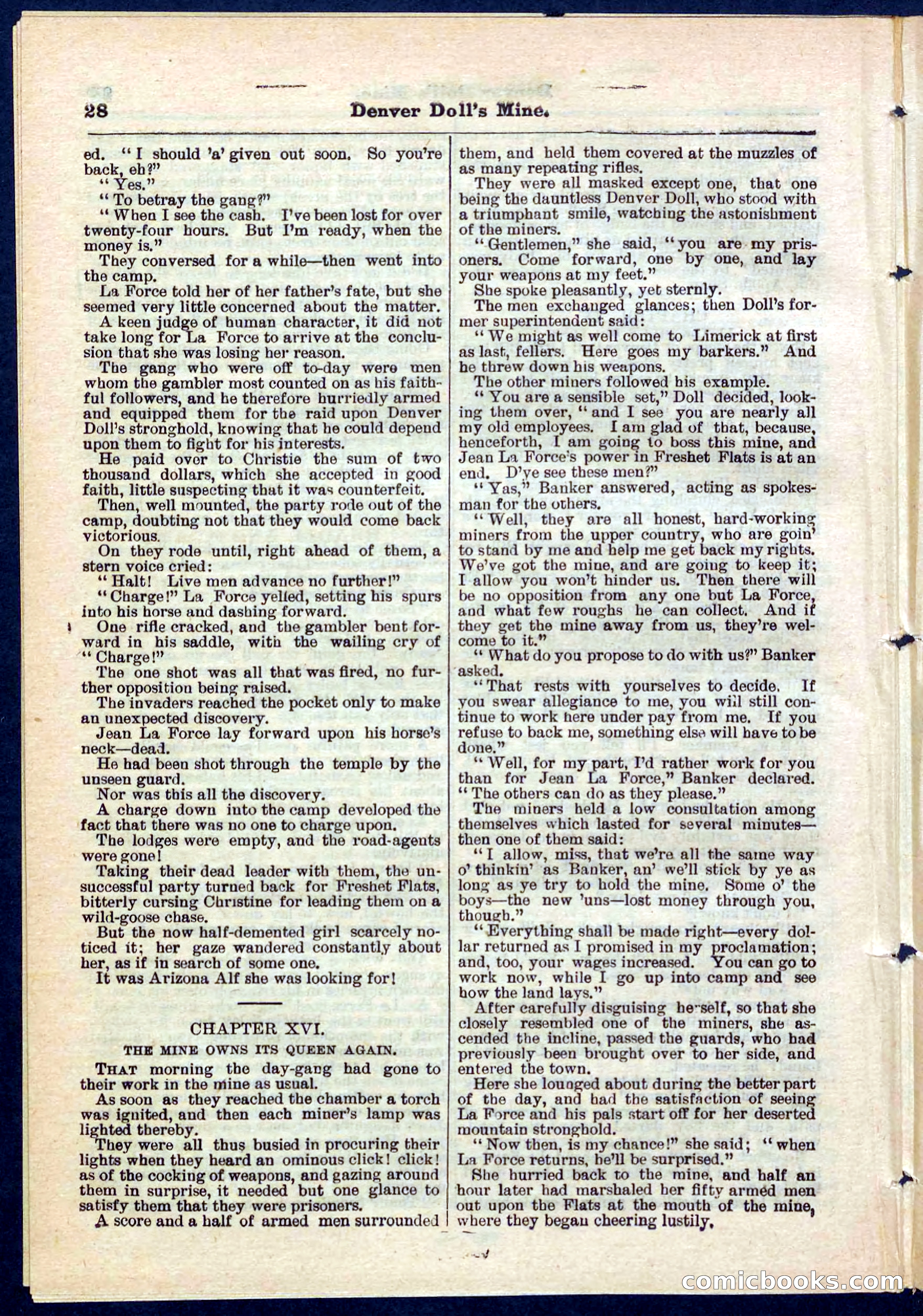 Beadle's Pocket Library No. 270 — page 28 of 32