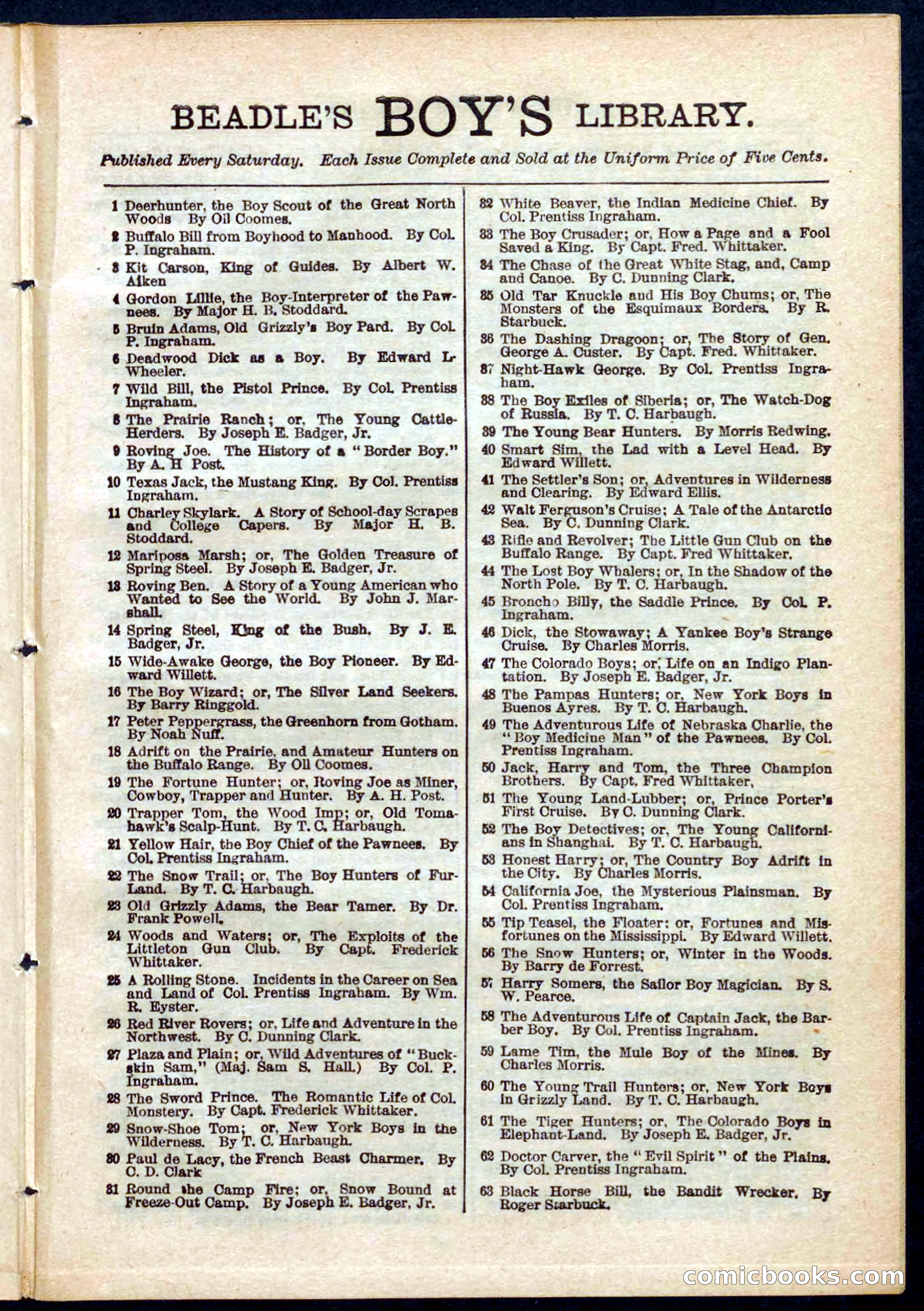 Beadle's Pocket Library No. 271 — page 41 of 48