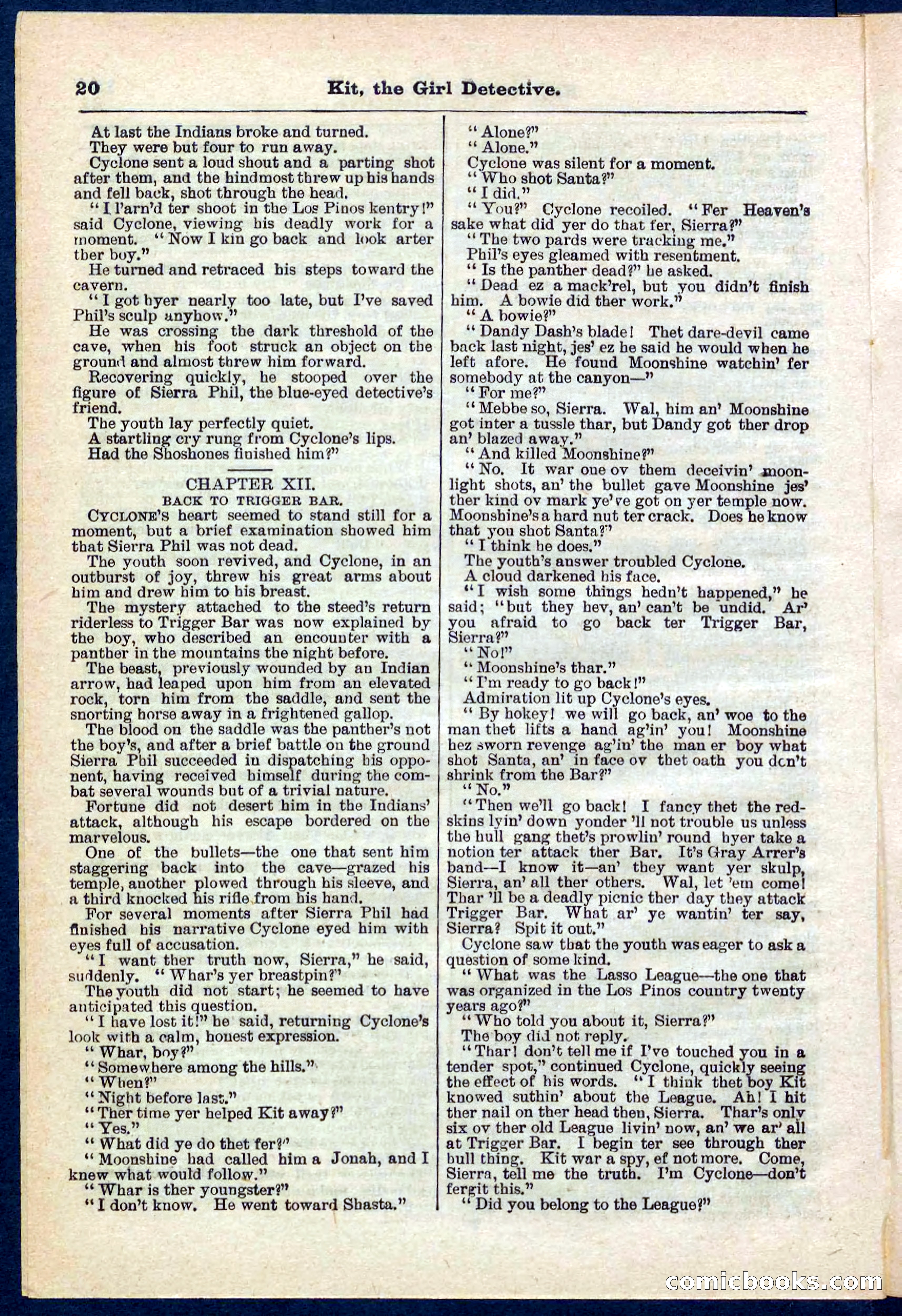 Beadle's Pocket Library No. 272 — page 20 of 32