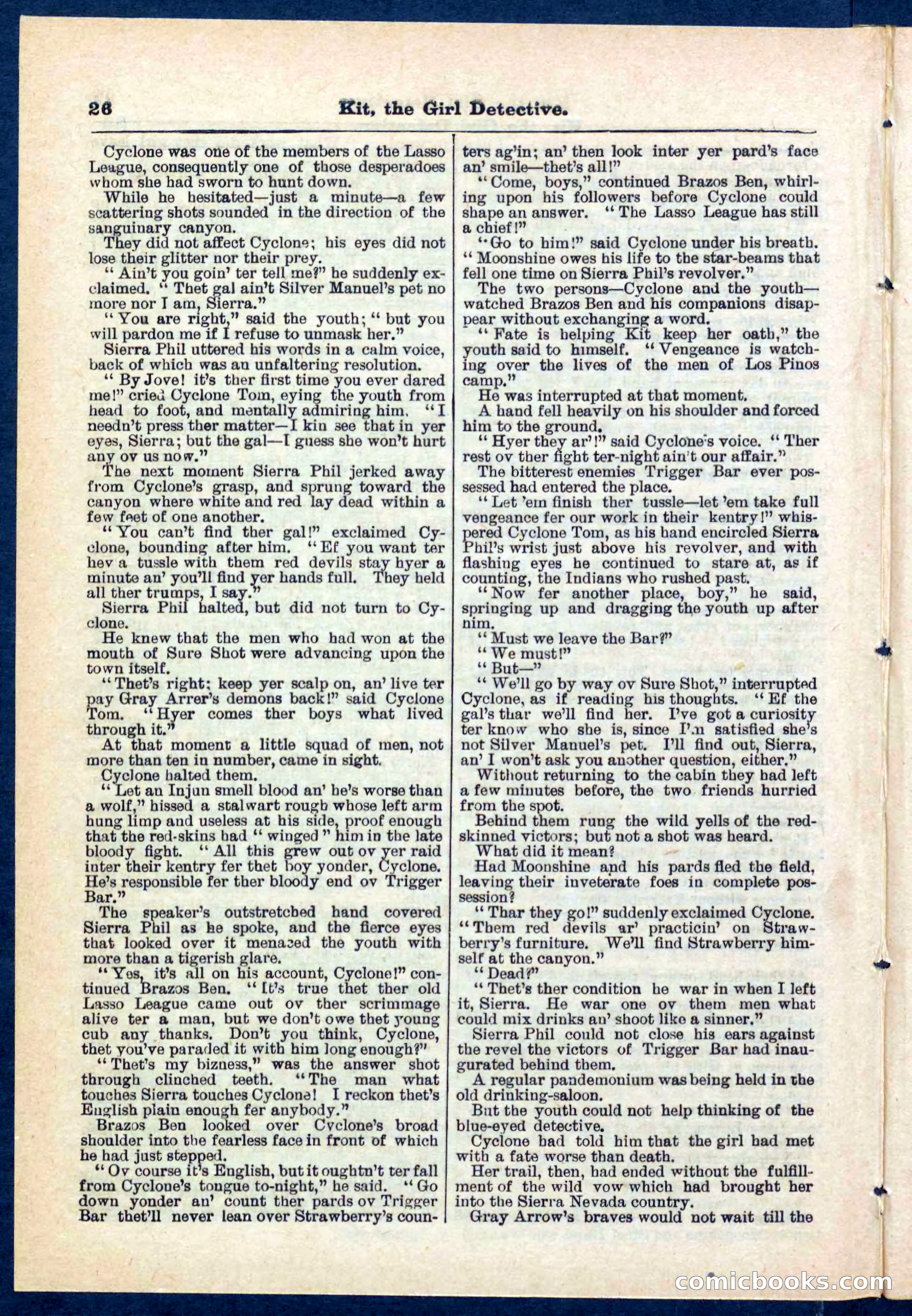Beadle's Pocket Library No. 272 — page 26 of 32