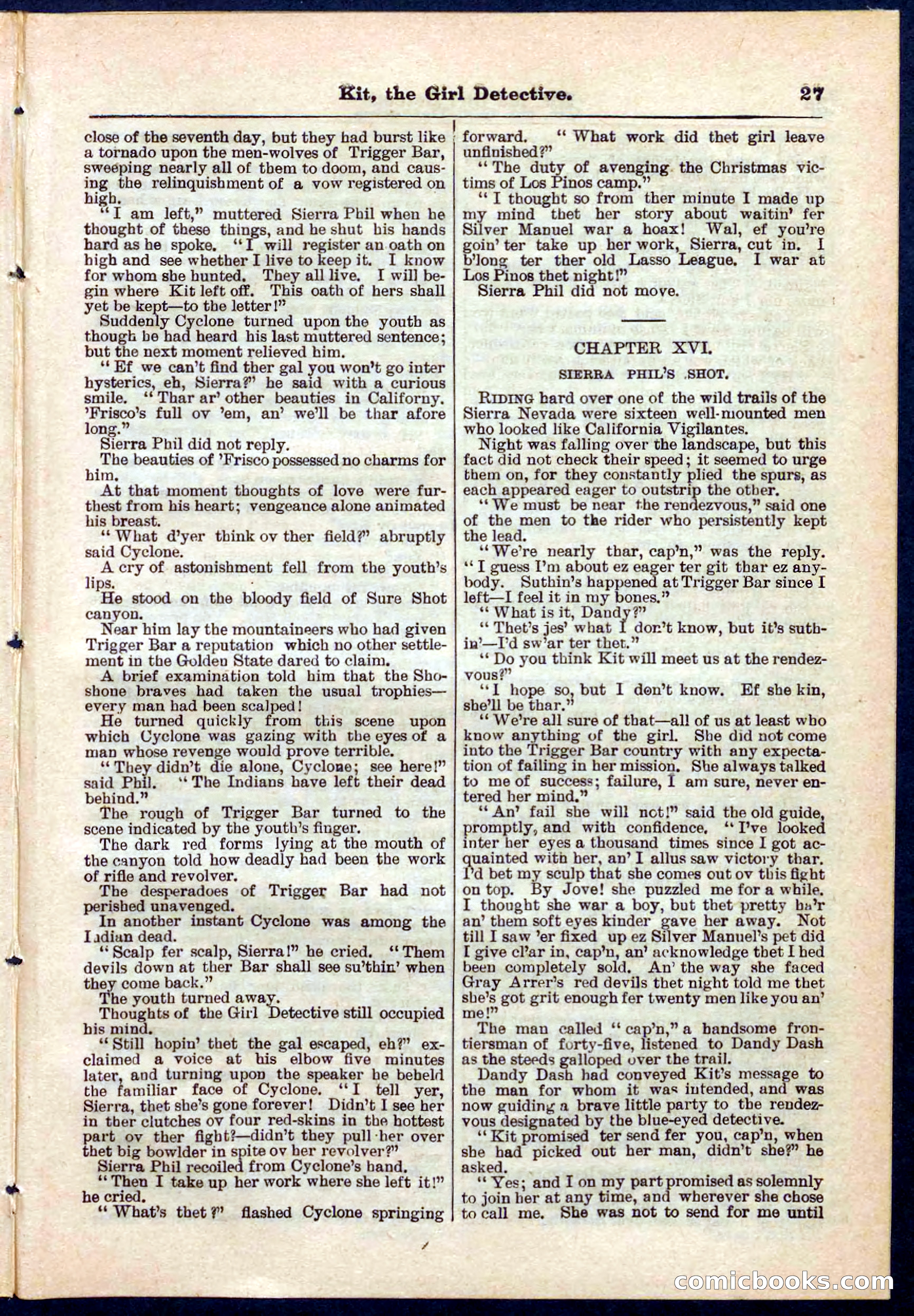 Beadle's Pocket Library No. 272 — page 27 of 32