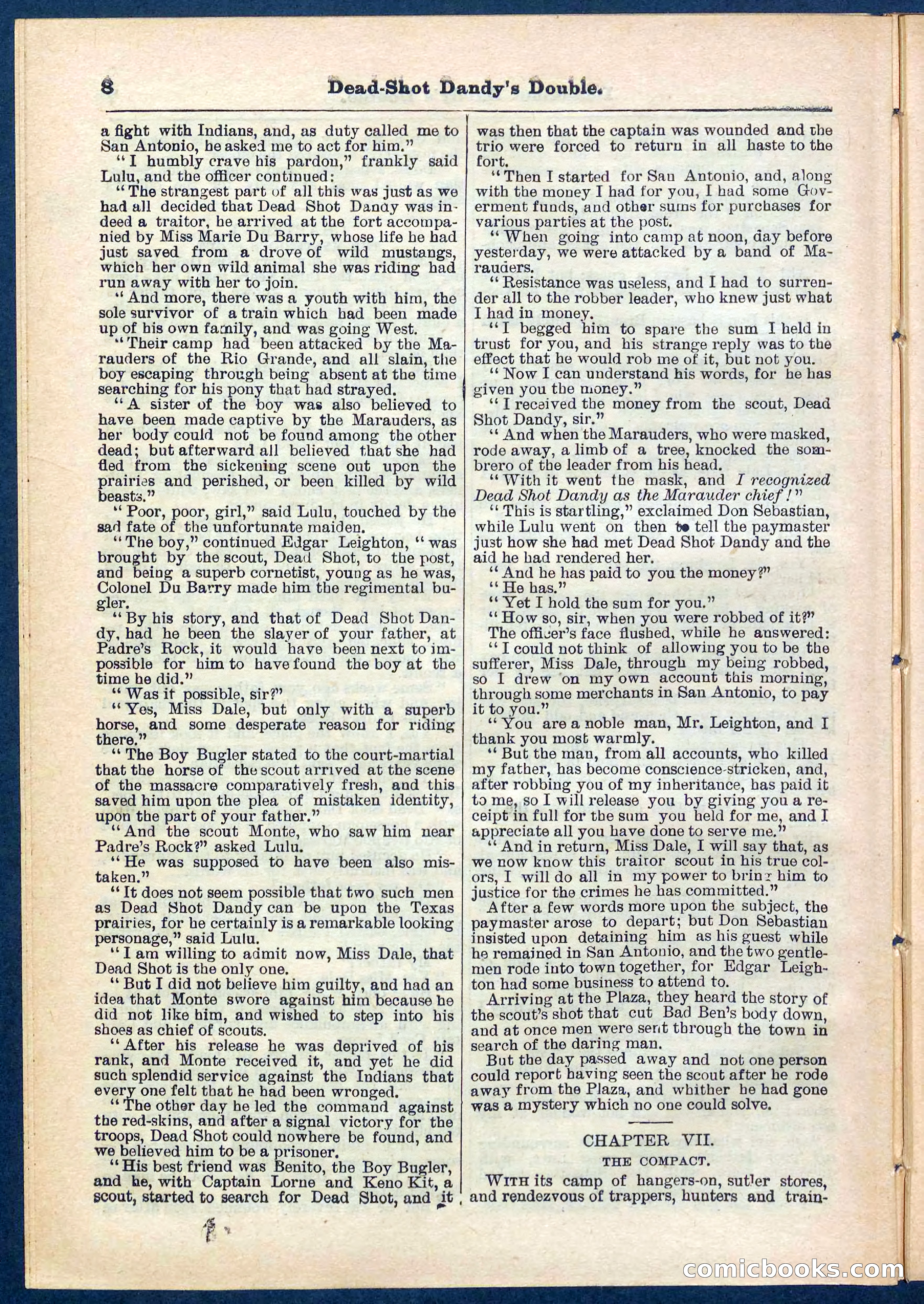 Beadle's Pocket Library No. 274 — page 8 of 32