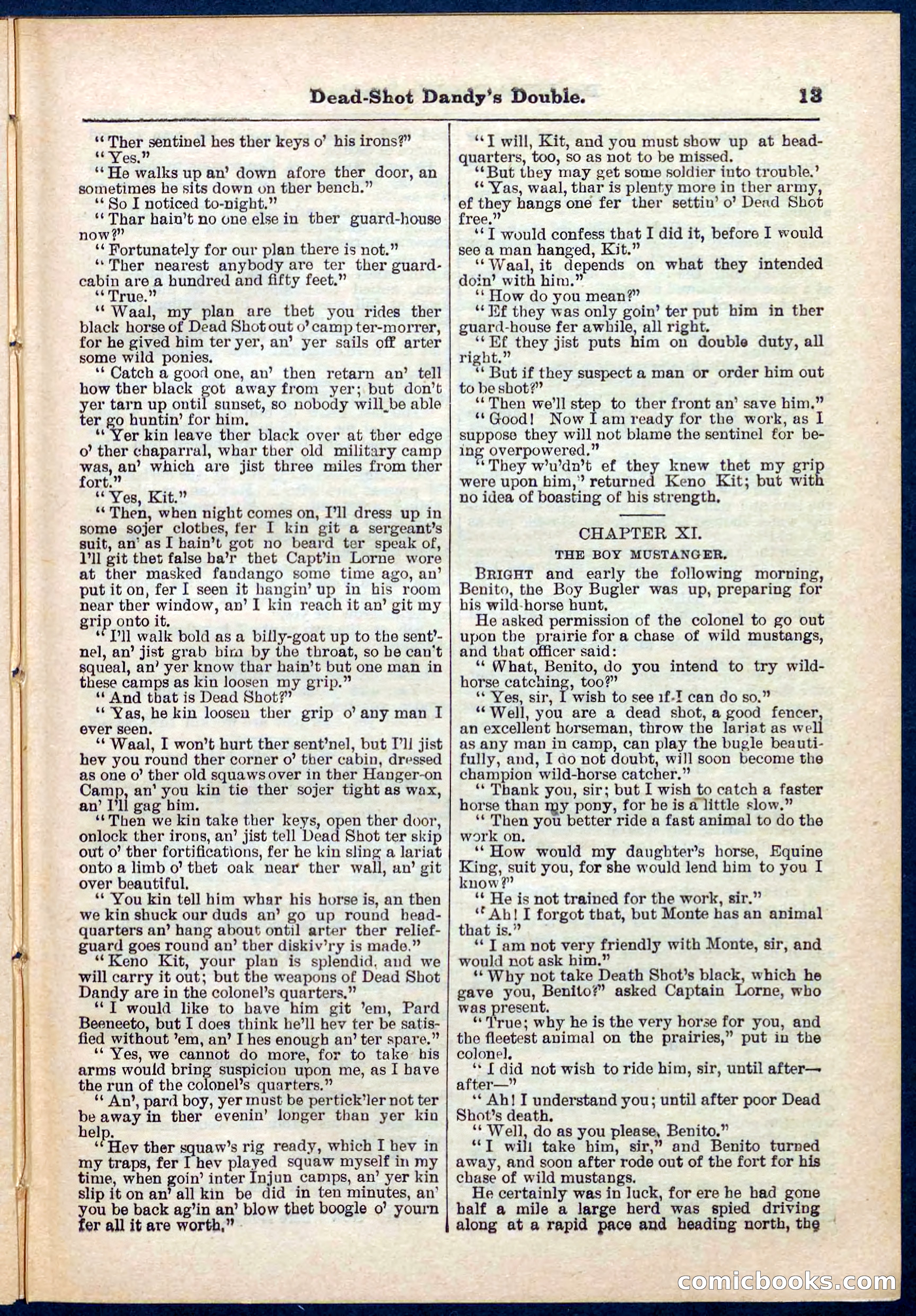 Beadle's Pocket Library No. 274 — page 13 of 32