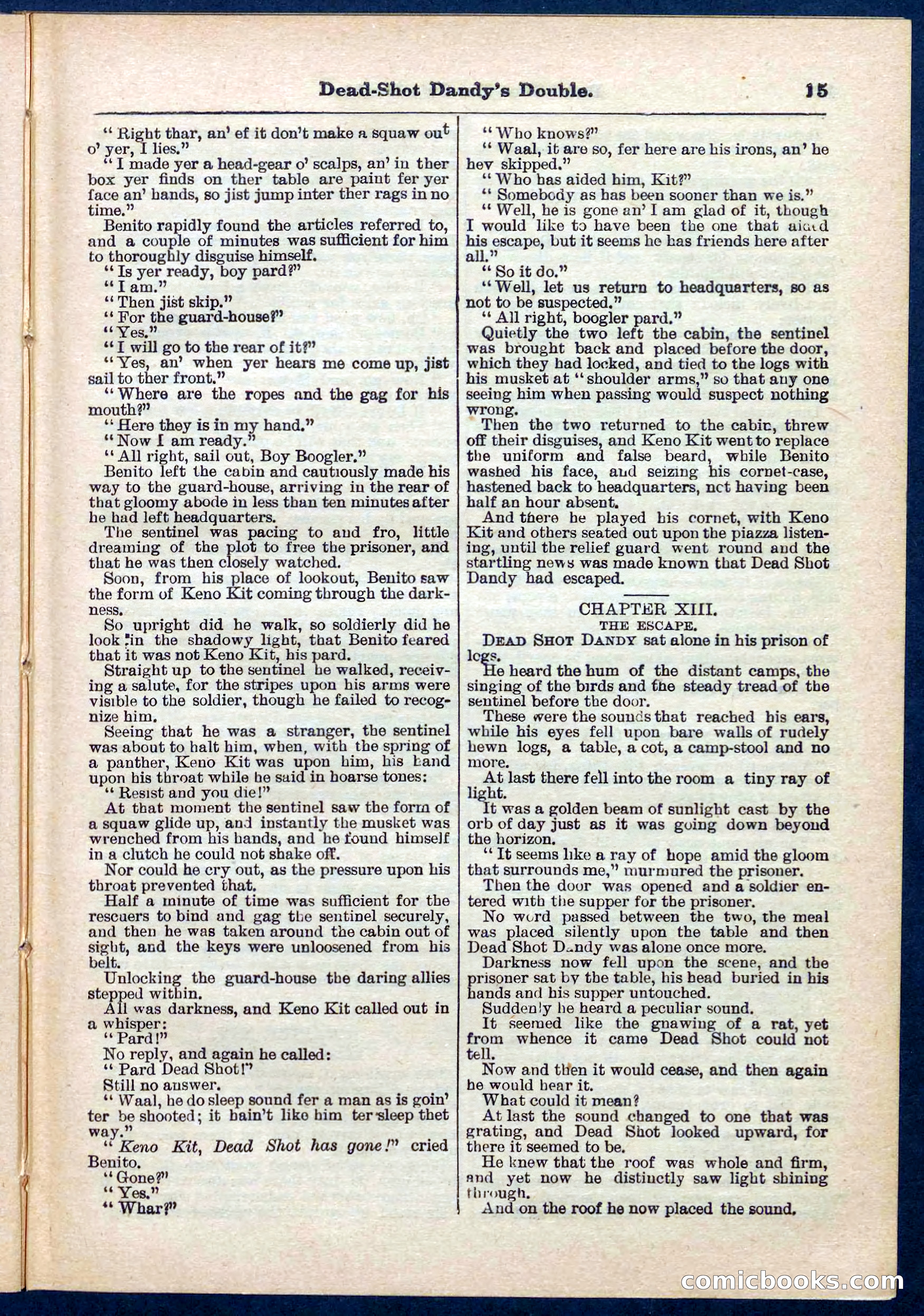 Beadle's Pocket Library No. 274 — page 15 of 32