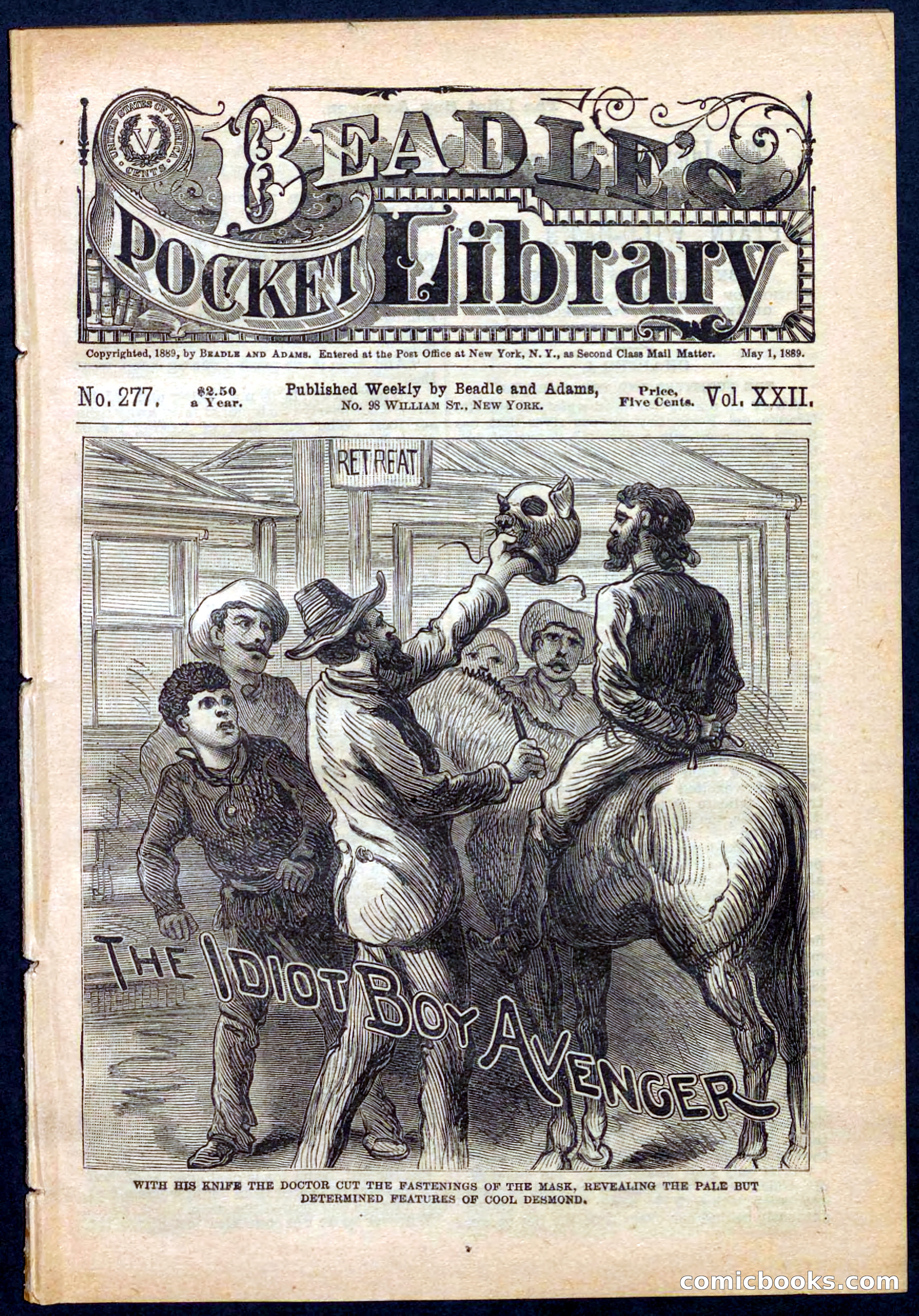 Beadle's Pocket Library No. 277 — page 1 of 32