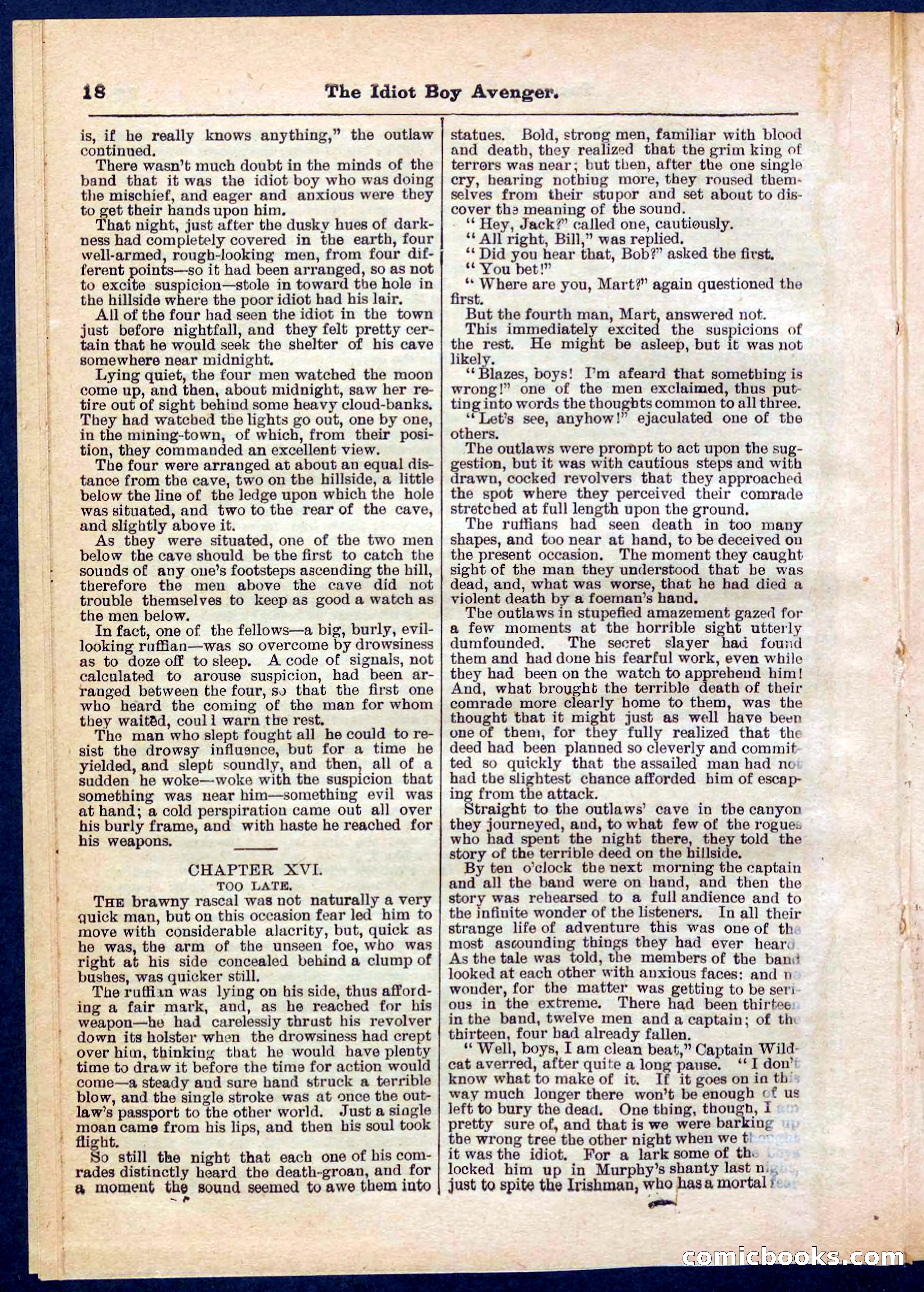 Beadle's Pocket Library No. 277 — page 18 of 32