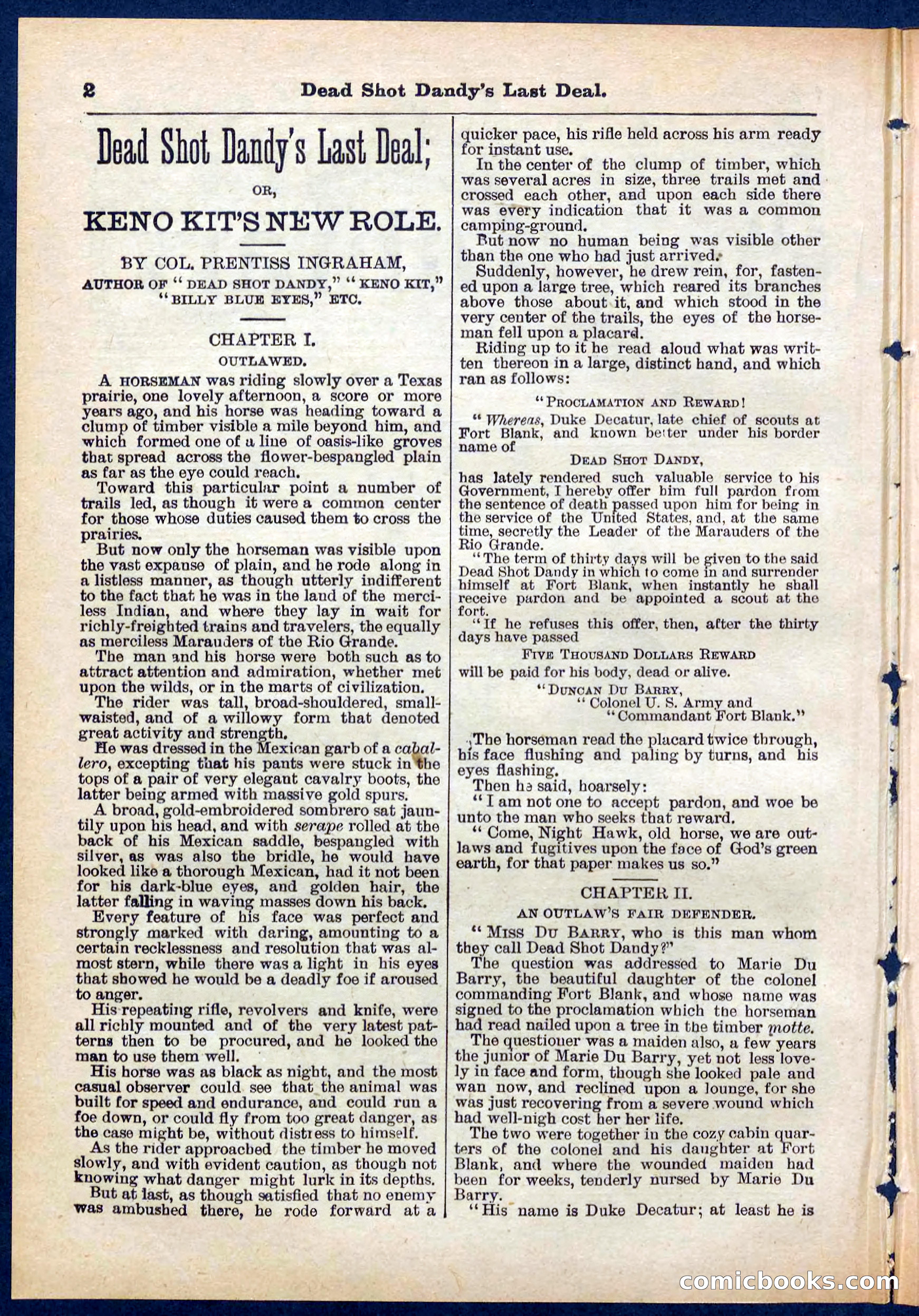 Beadle's Pocket Library No. 280 — page 2 of 32