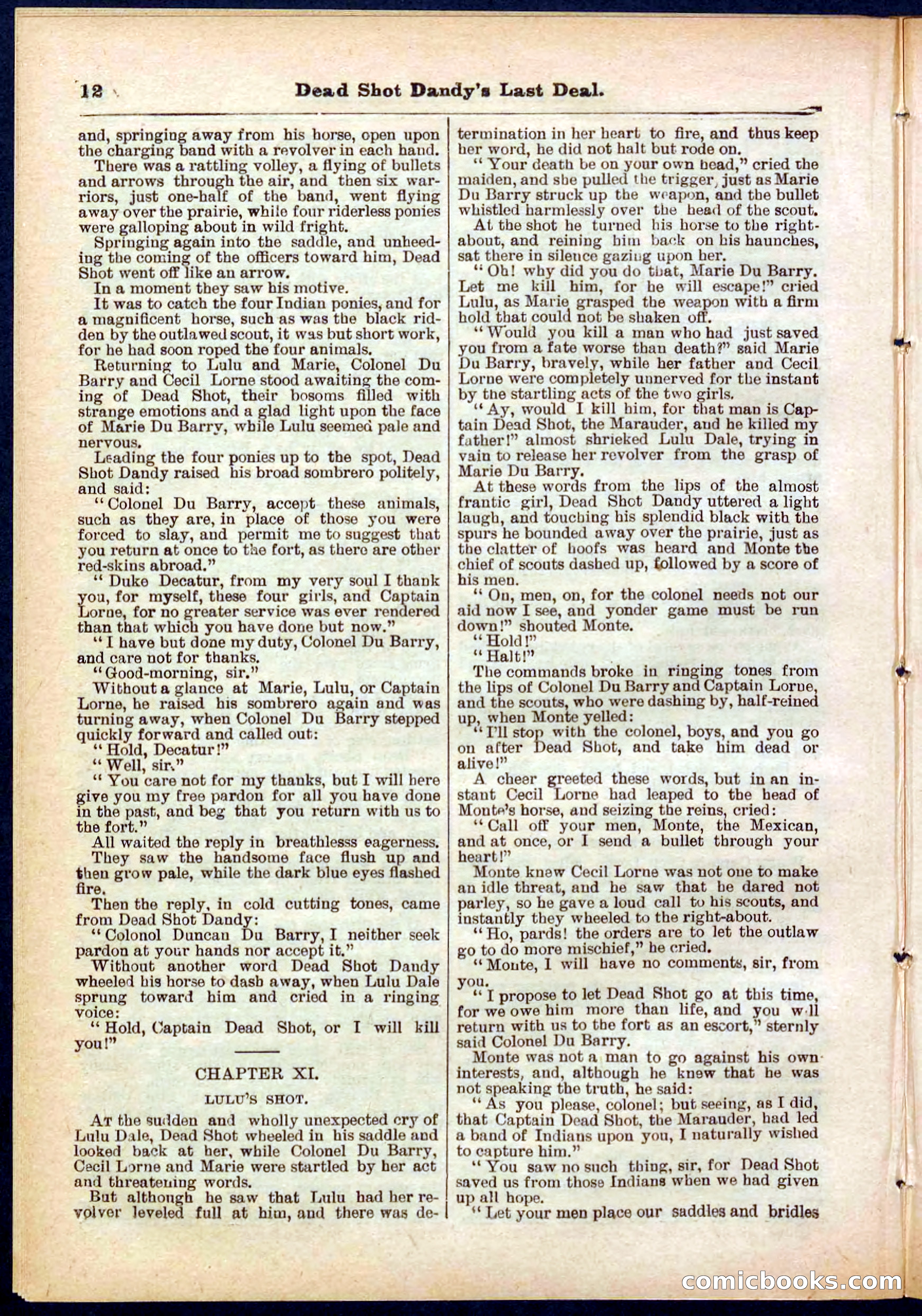 Beadle's Pocket Library No. 280 — page 12 of 32