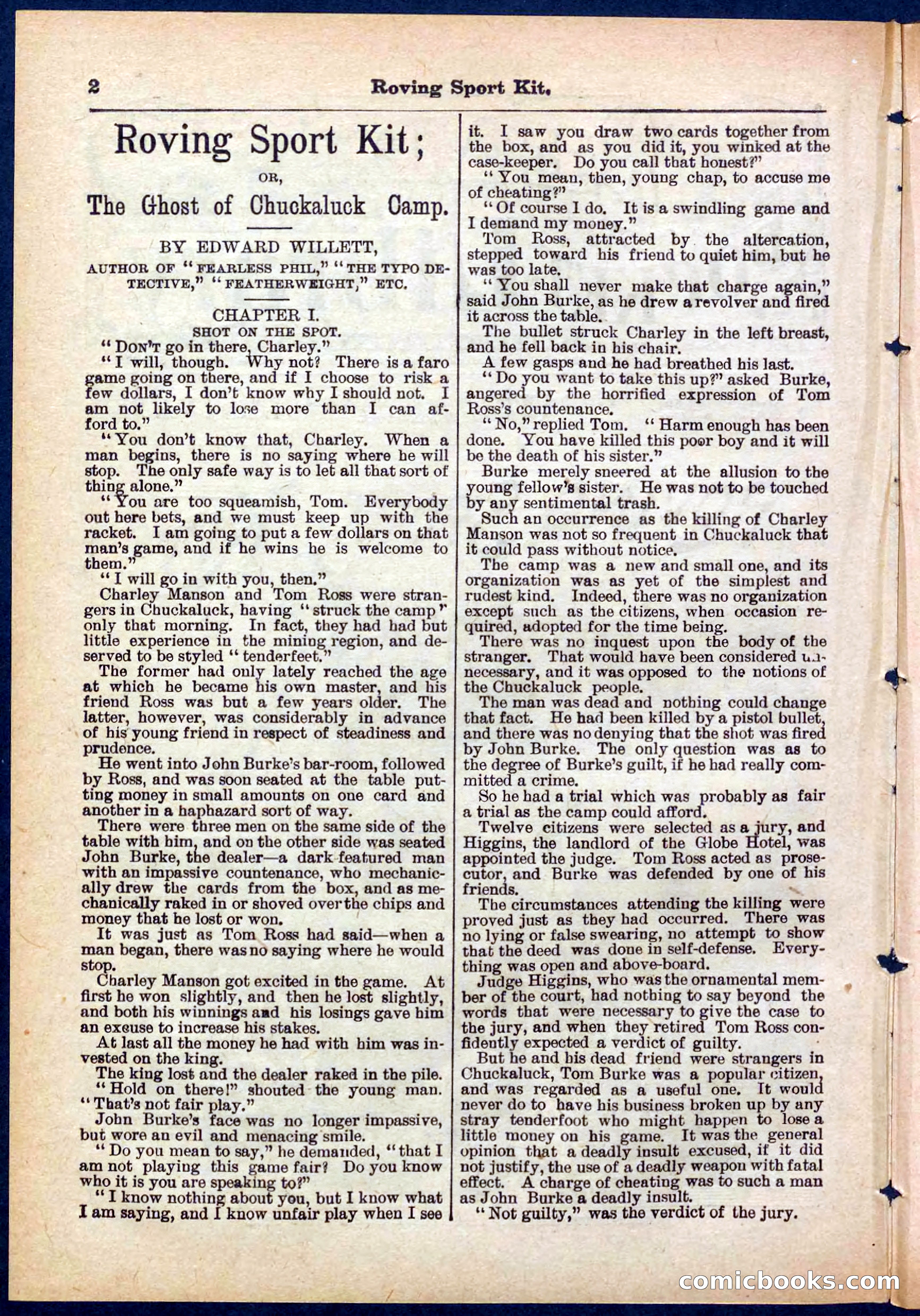 Beadle's Pocket Library No. 283 — page 2 of 32