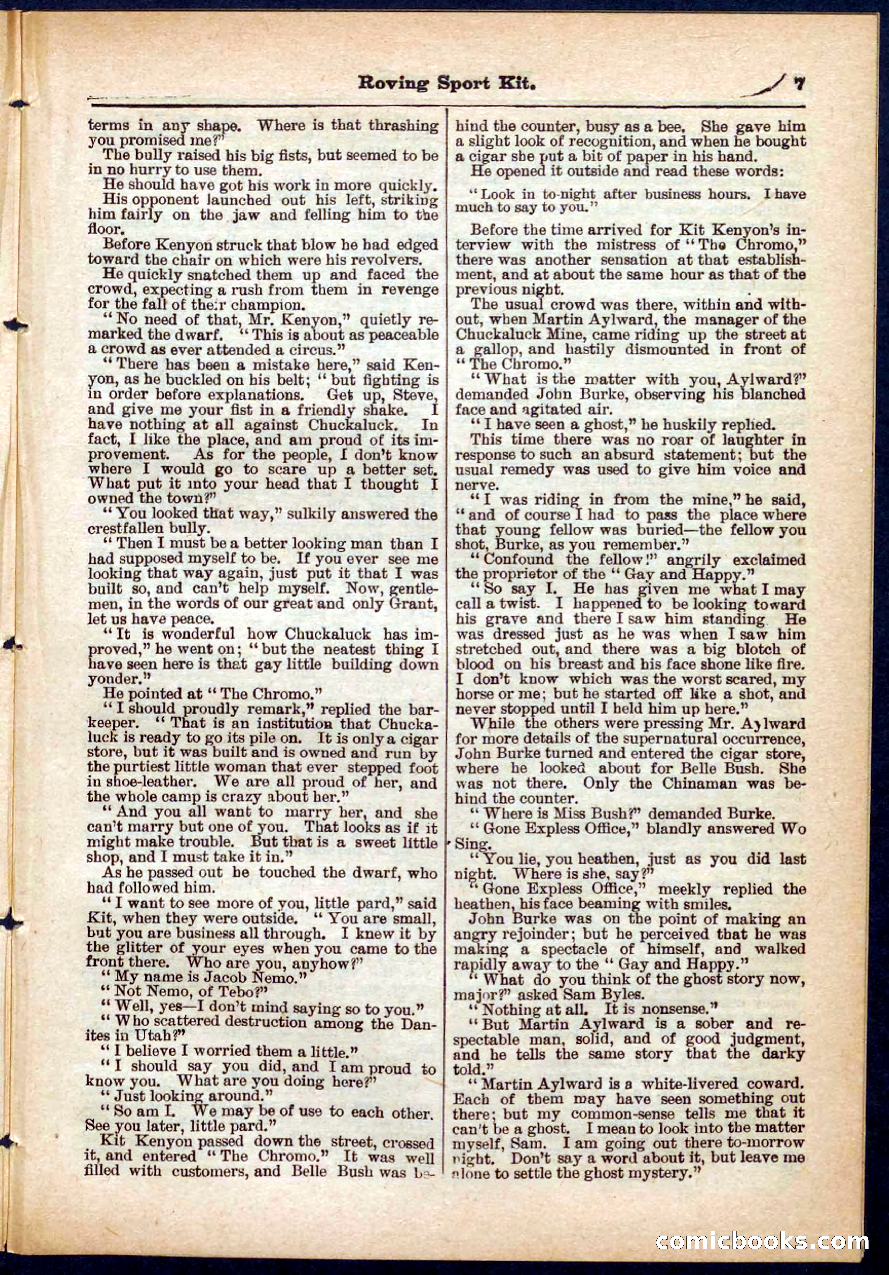 Beadle's Pocket Library No. 283 — page 7 of 32