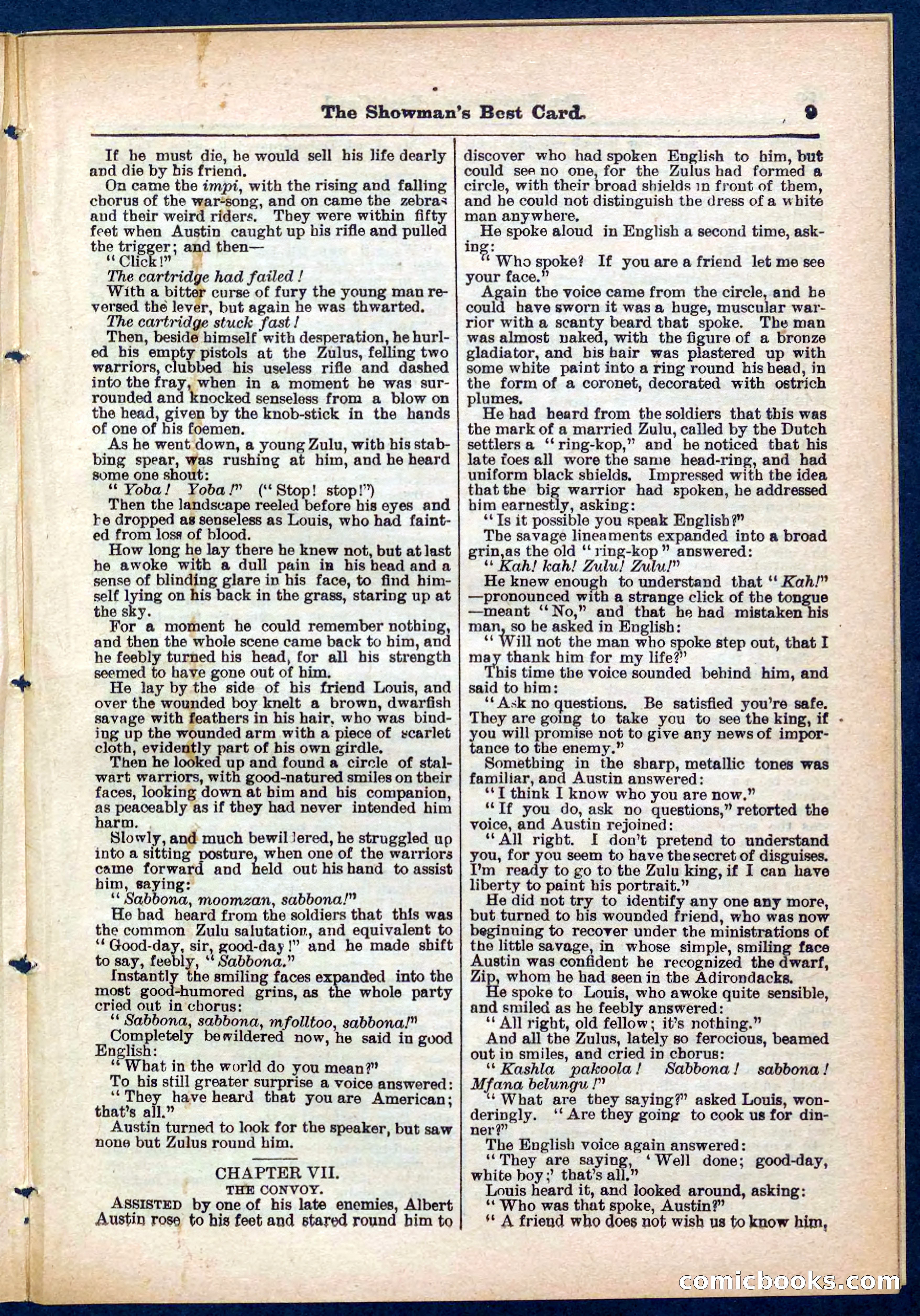 Beadle's Pocket Library No. 284 — page 9 of 48