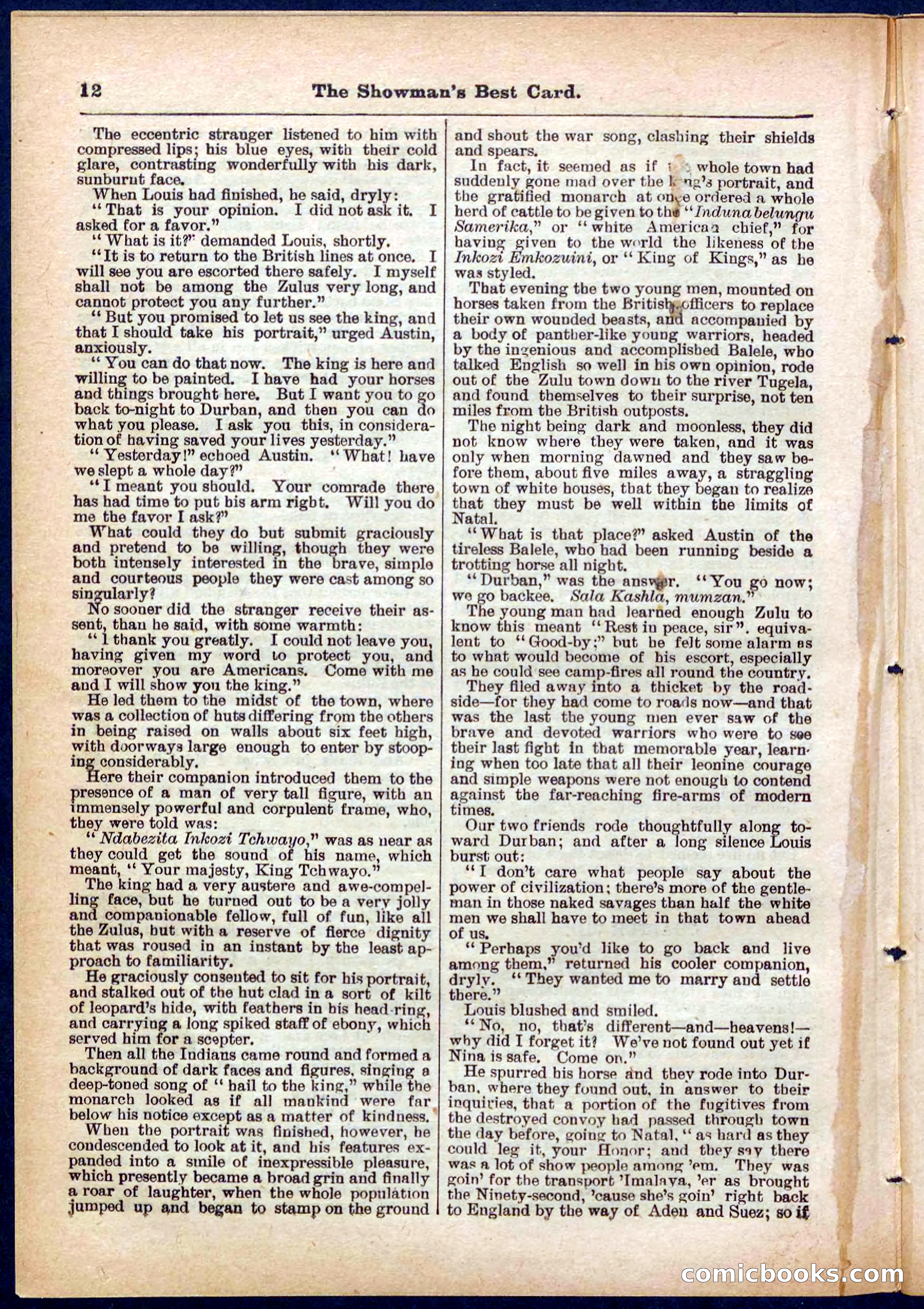 Beadle's Pocket Library No. 284 — page 12 of 48