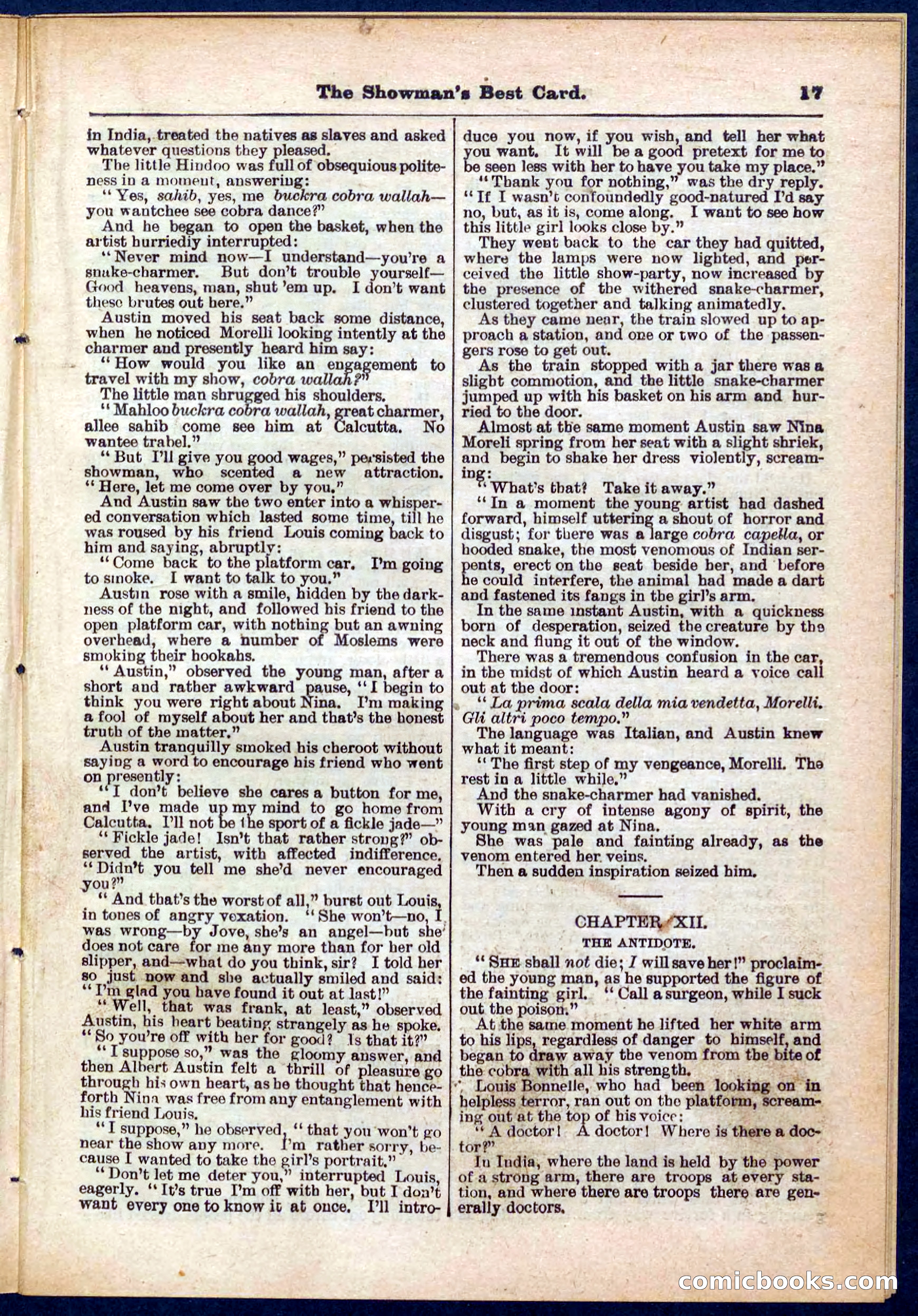 Beadle's Pocket Library No. 284 — page 17 of 48