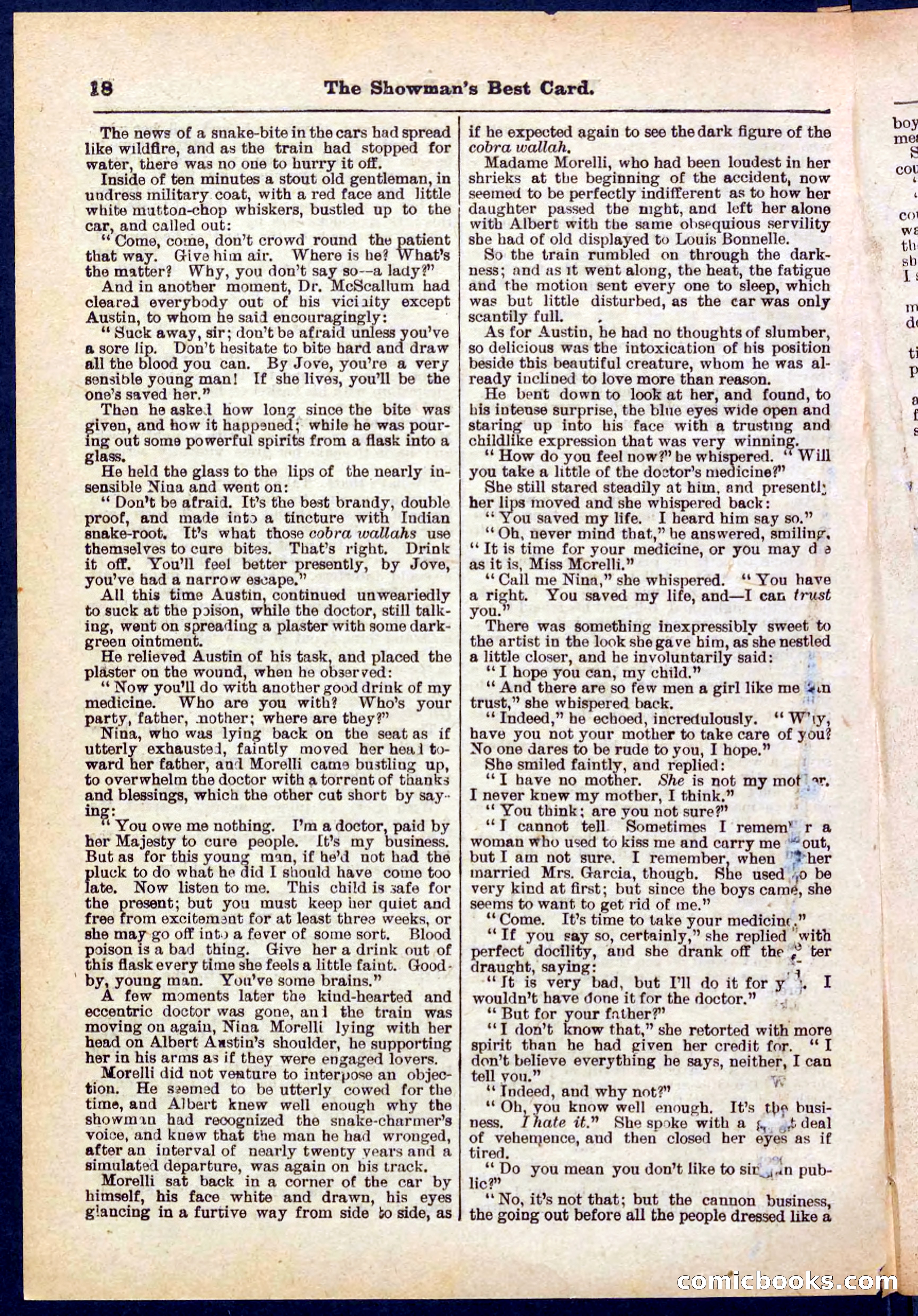 Beadle's Pocket Library No. 284 — page 18 of 48