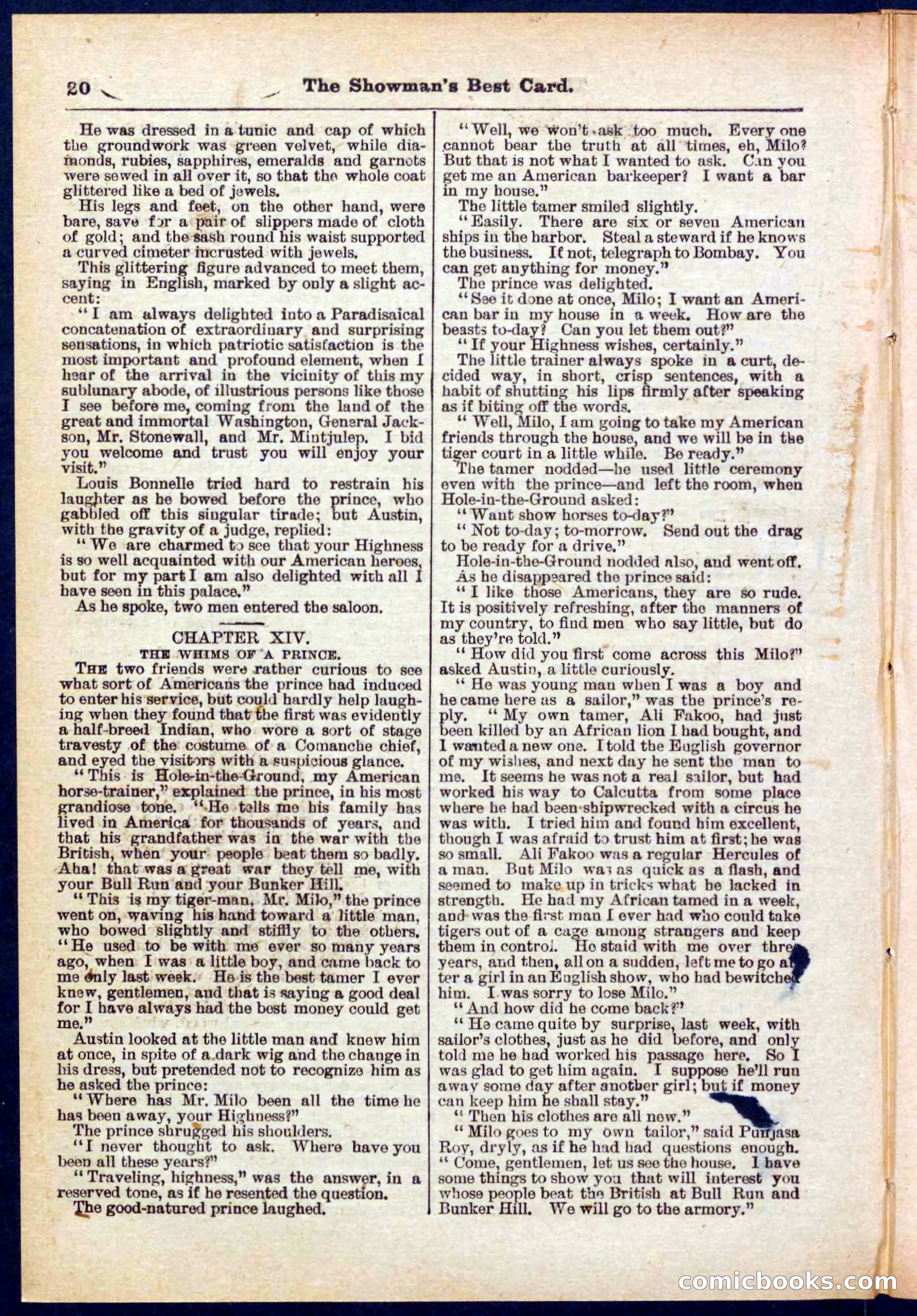 Beadle's Pocket Library No. 284 — page 20 of 48