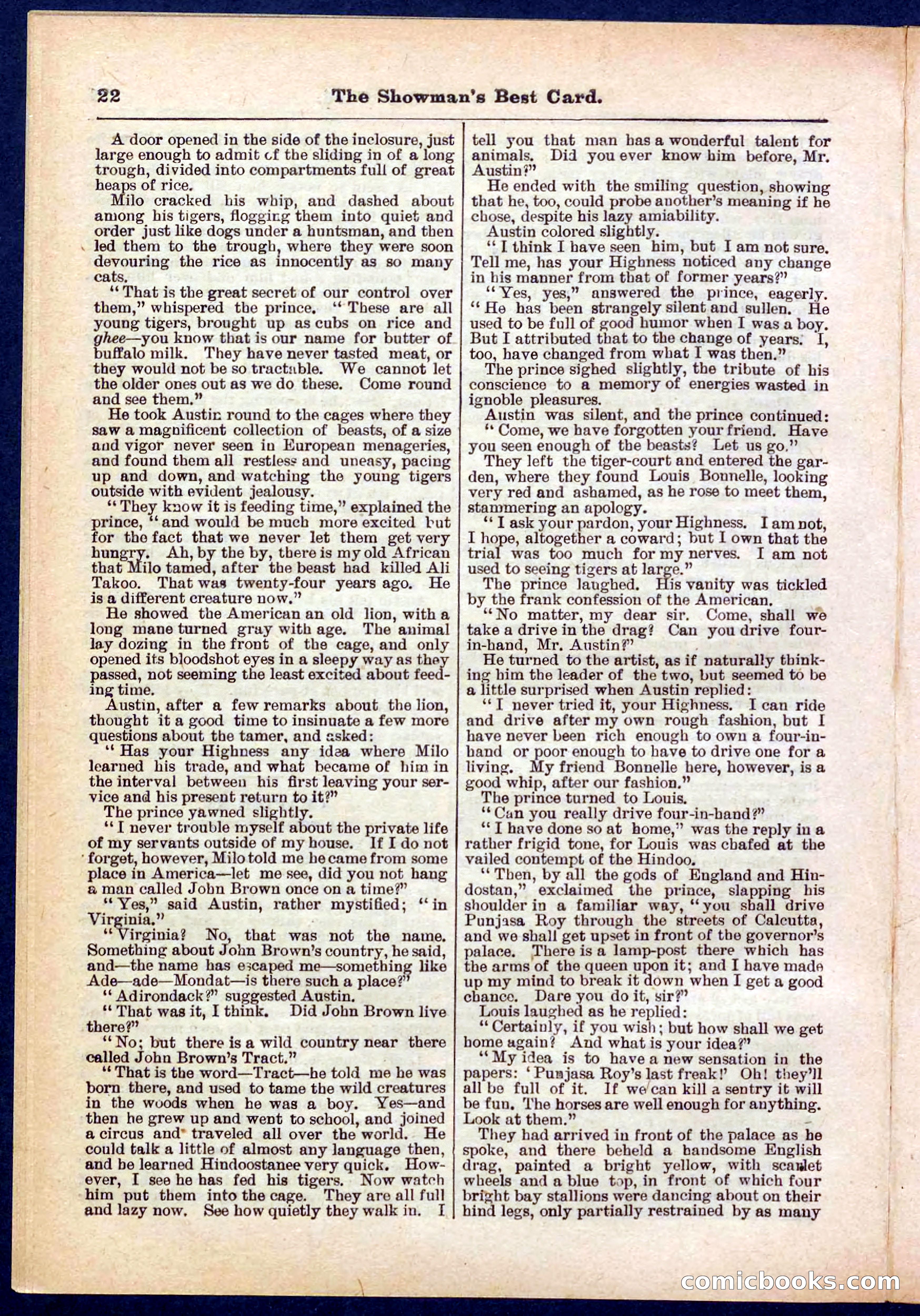 Beadle's Pocket Library No. 284 — page 22 of 48