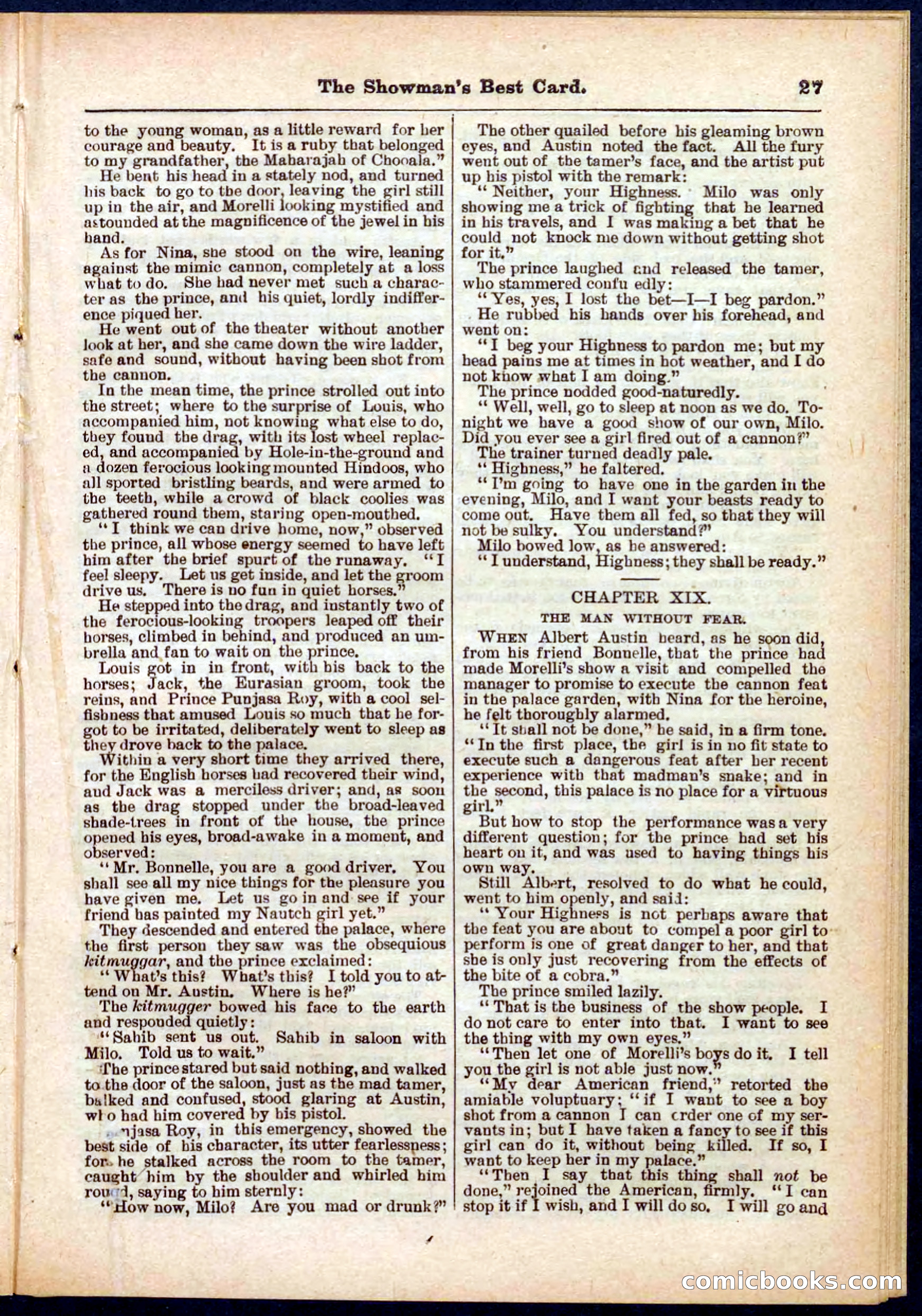 Beadle's Pocket Library No. 284 — page 27 of 48