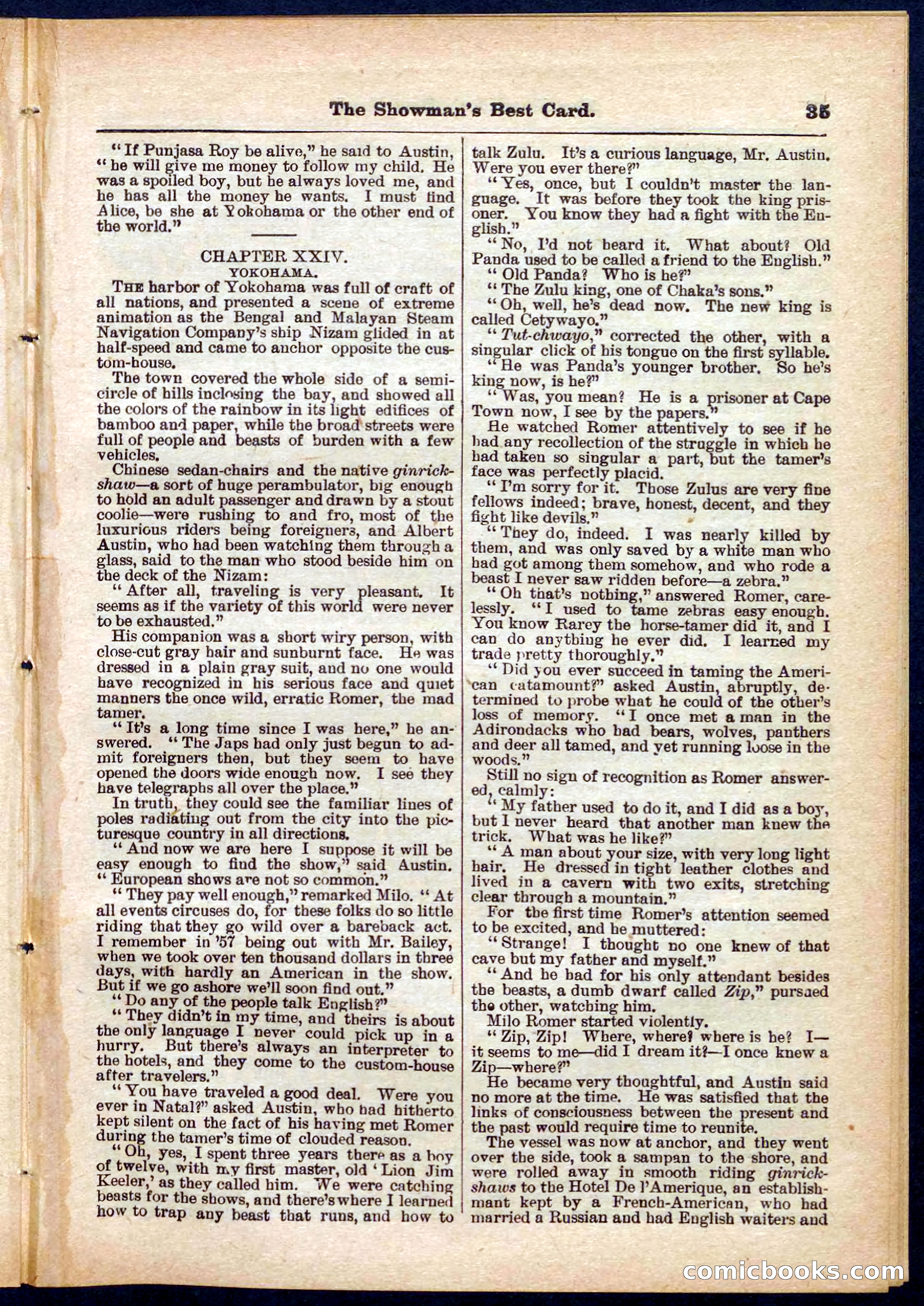 Beadle's Pocket Library No. 284 — page 35 of 48