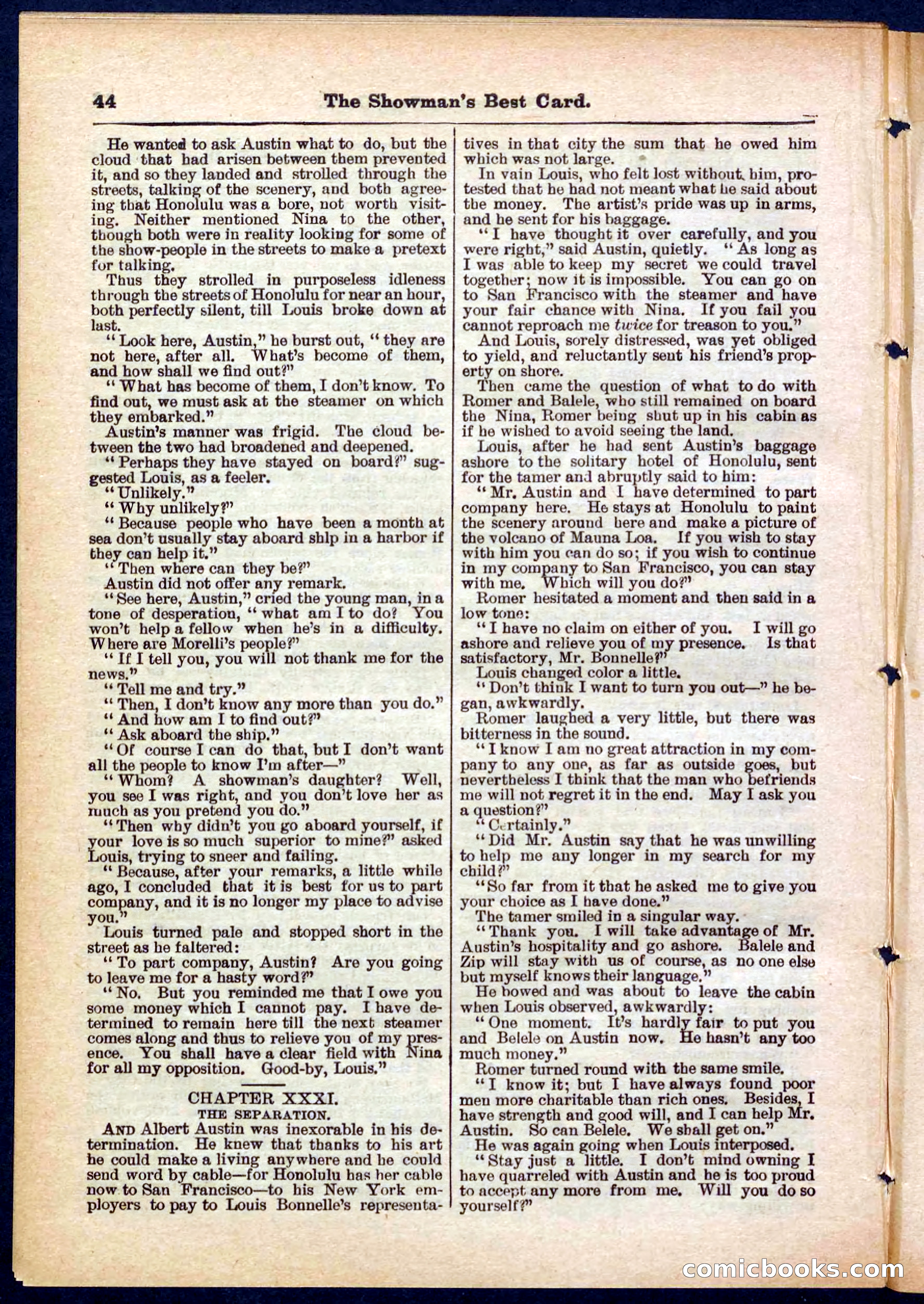 Beadle's Pocket Library No. 284 — page 44 of 48