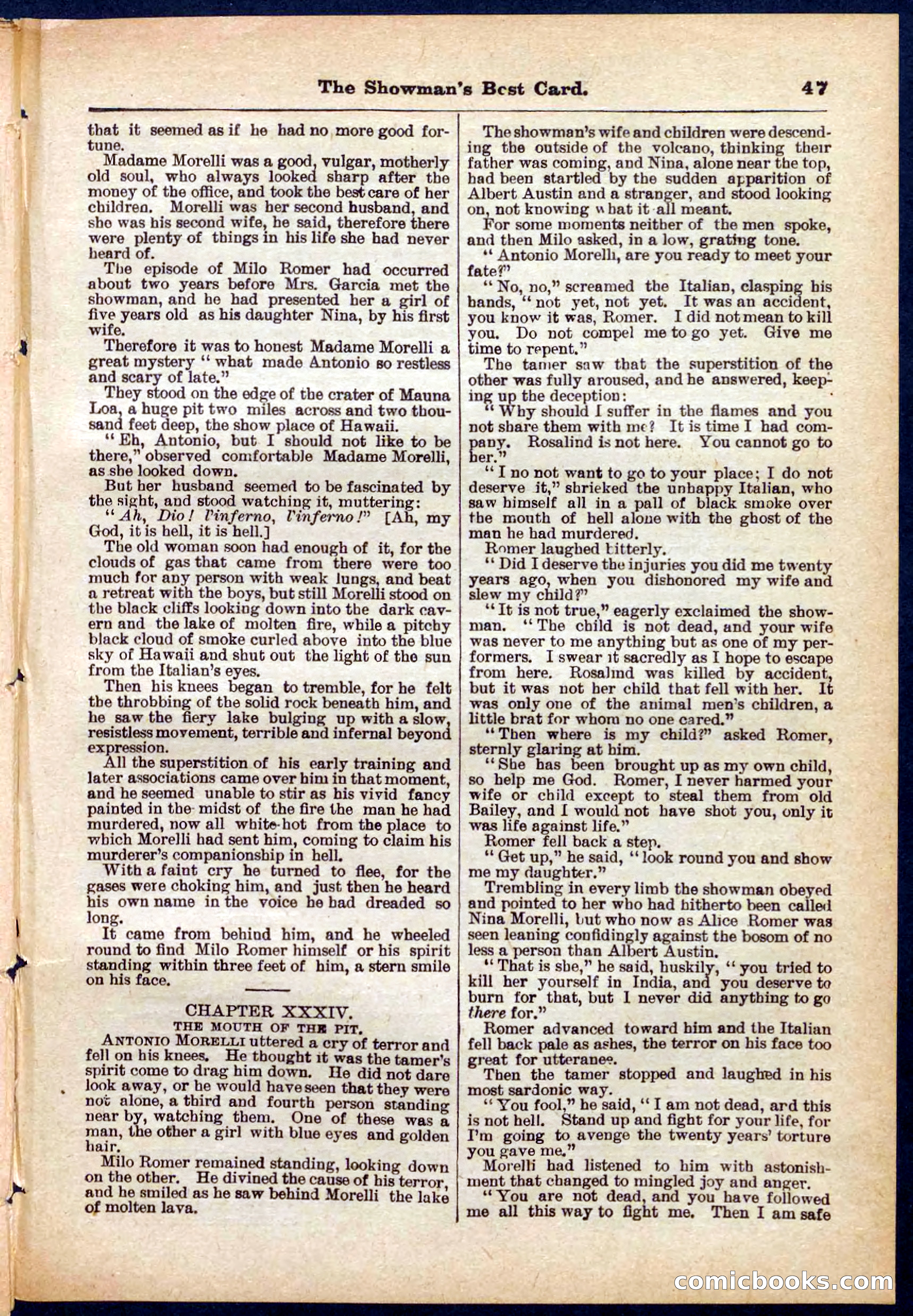 Beadle's Pocket Library No. 284 — page 47 of 48