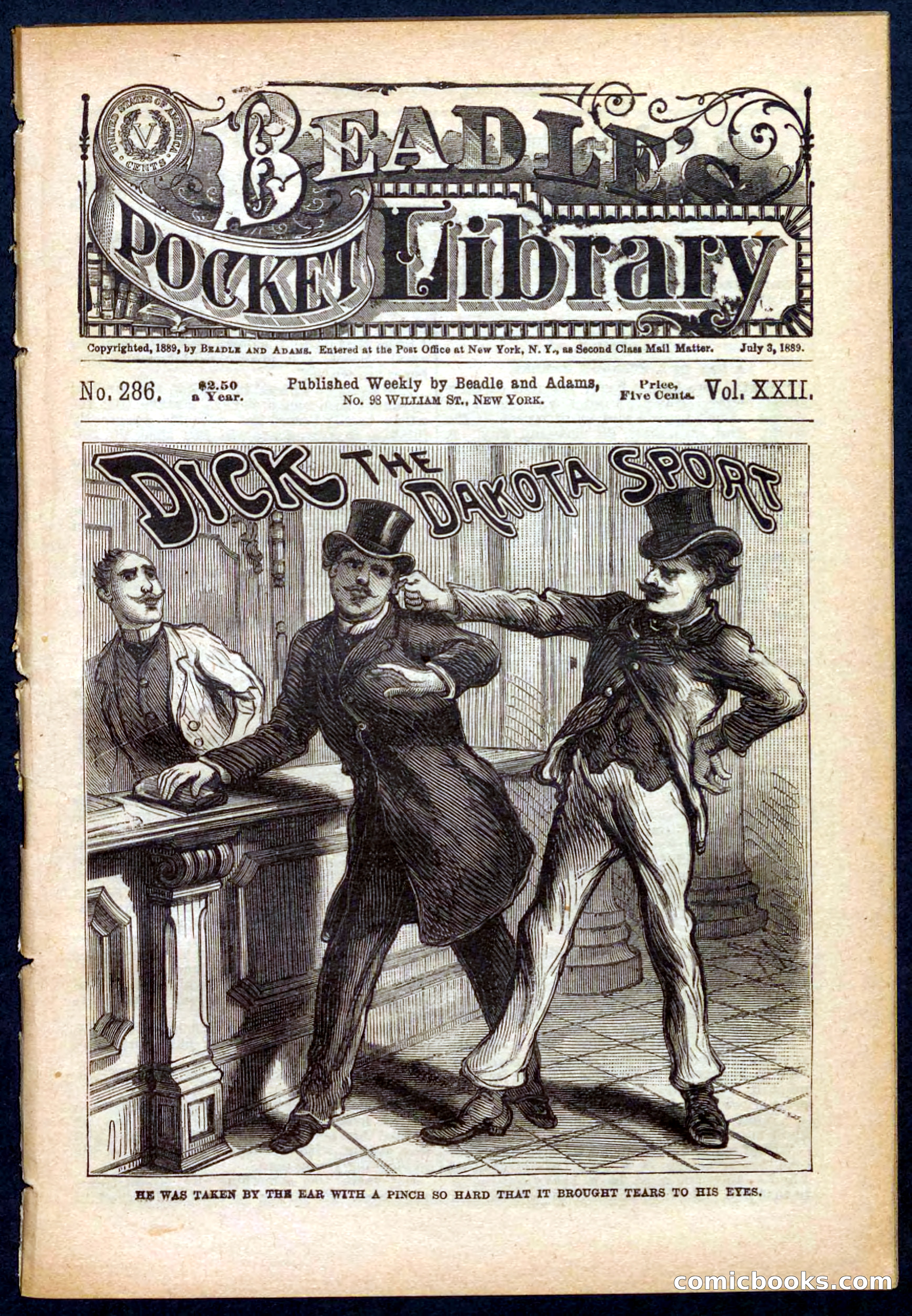 Beadle's Pocket Library No. 286 — page 1 of 32