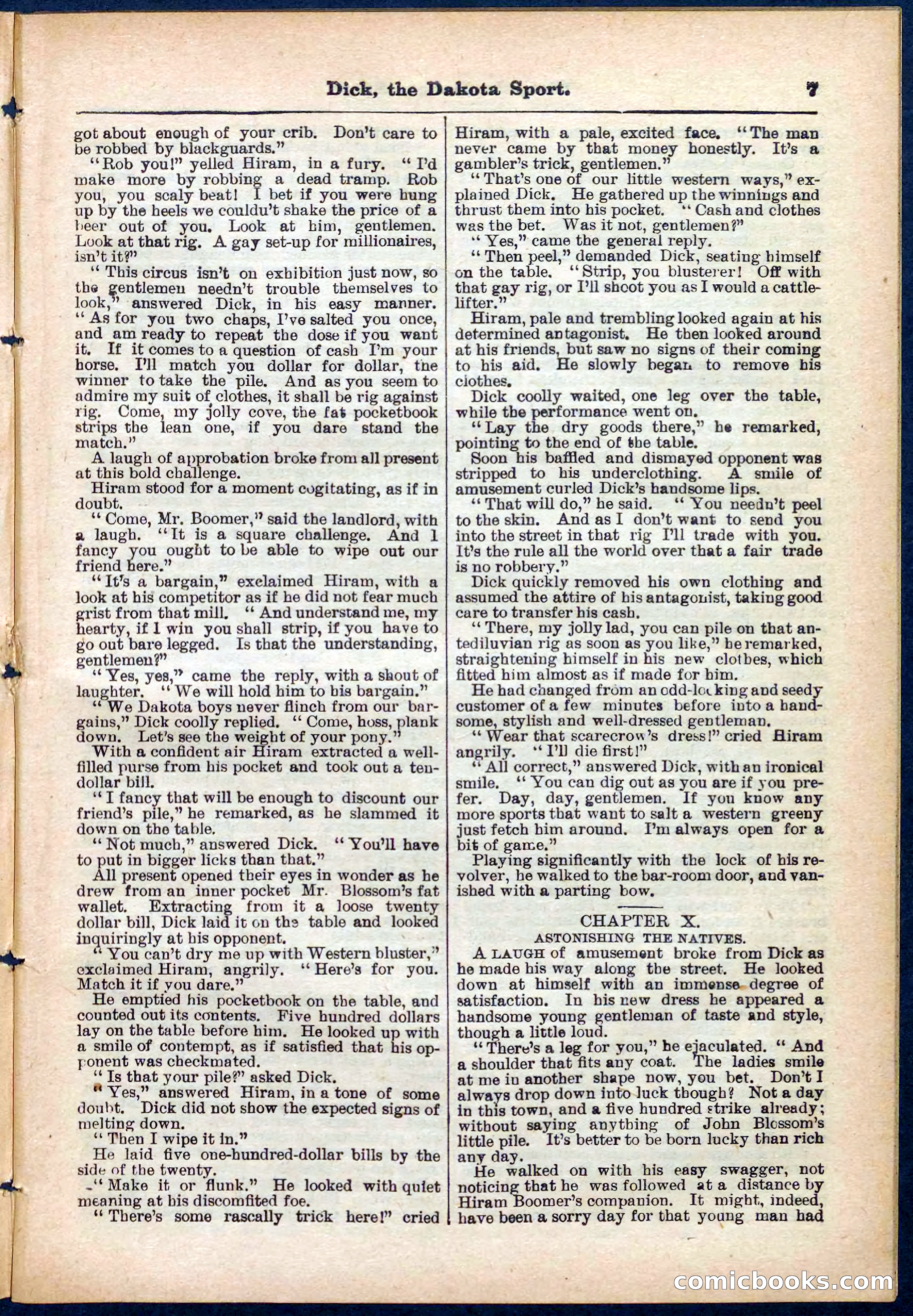 Beadle's Pocket Library No. 286 — page 7 of 32