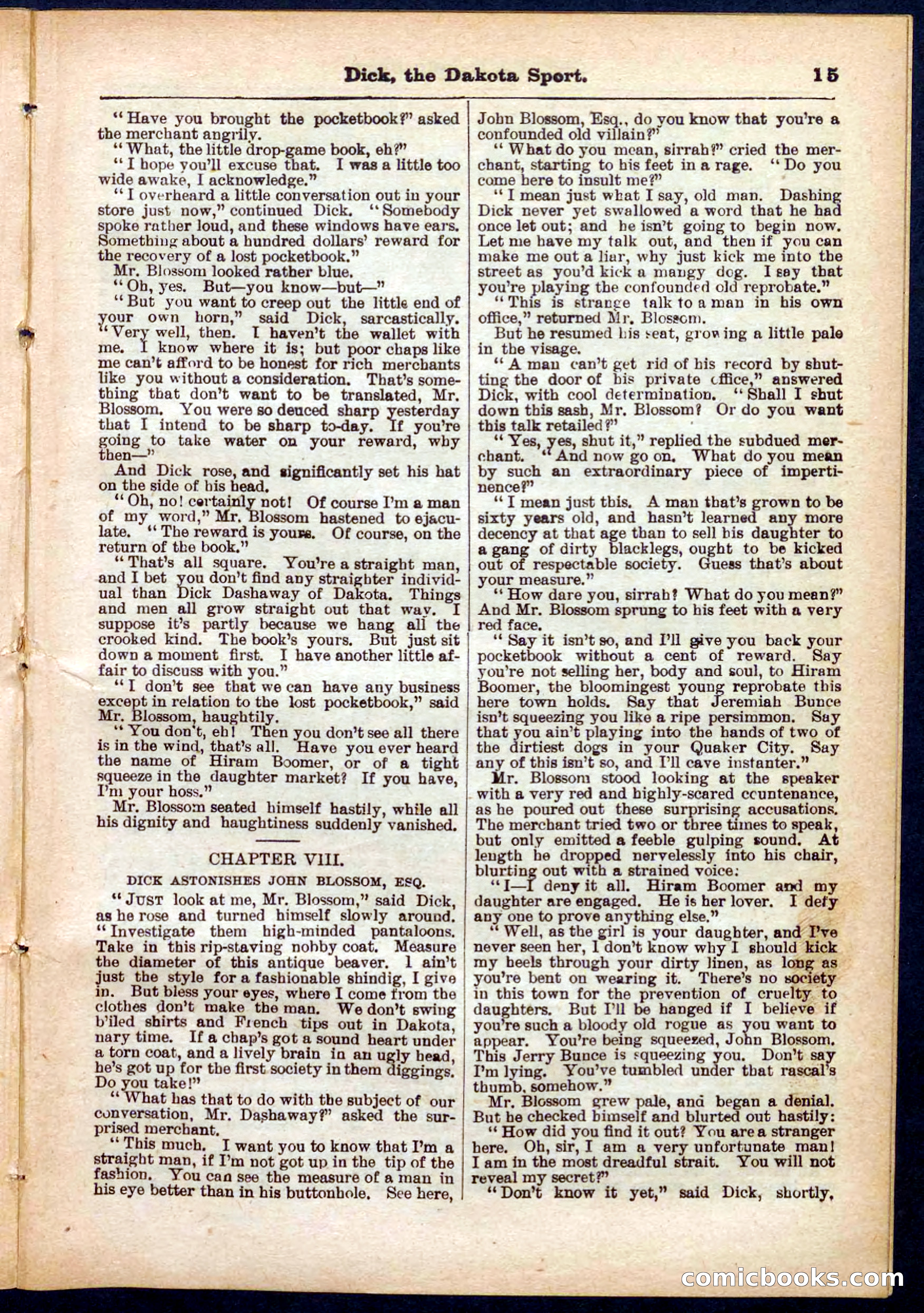 Beadle's Pocket Library No. 286 — page 15 of 32