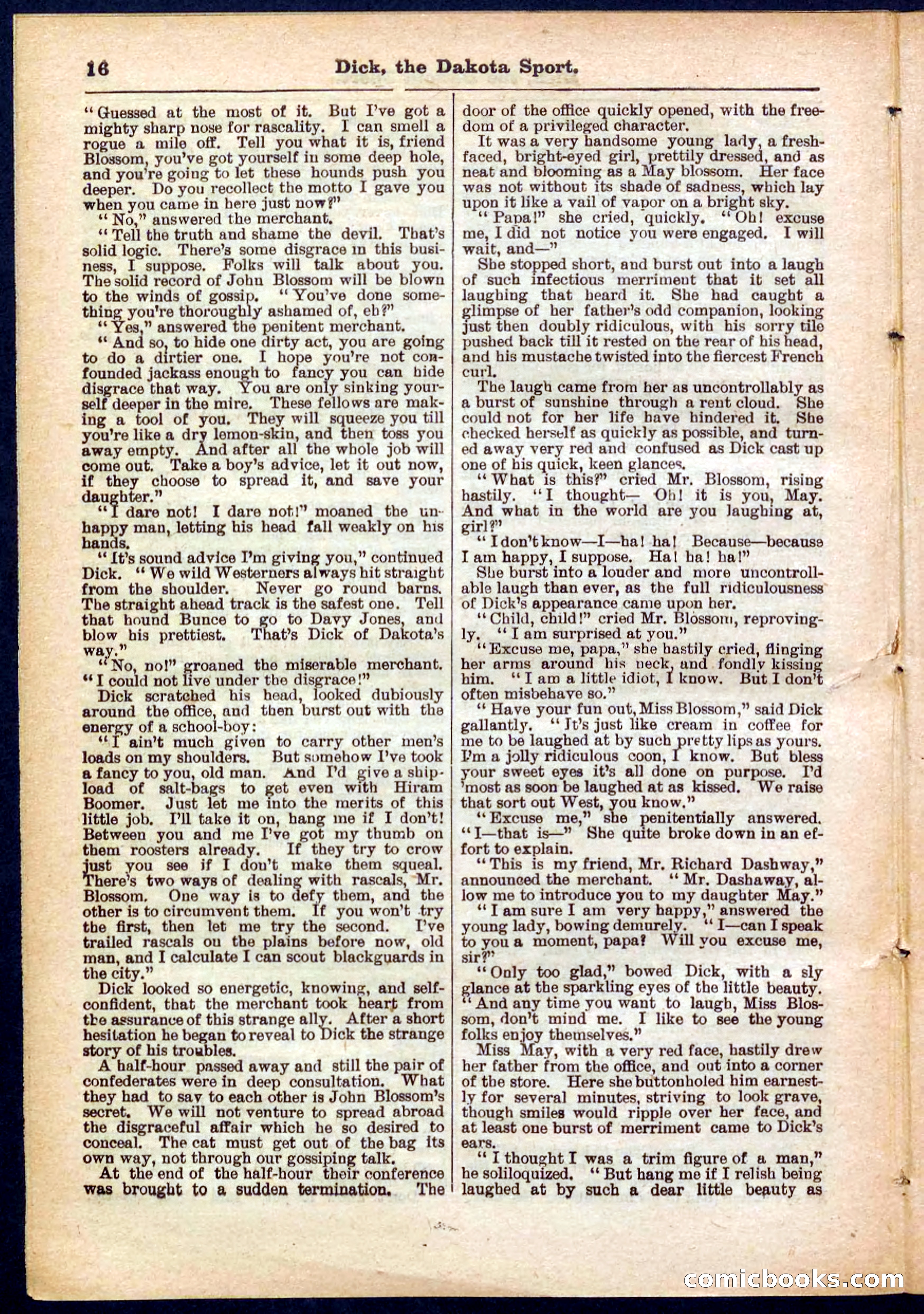 Beadle's Pocket Library No. 286 — page 16 of 32