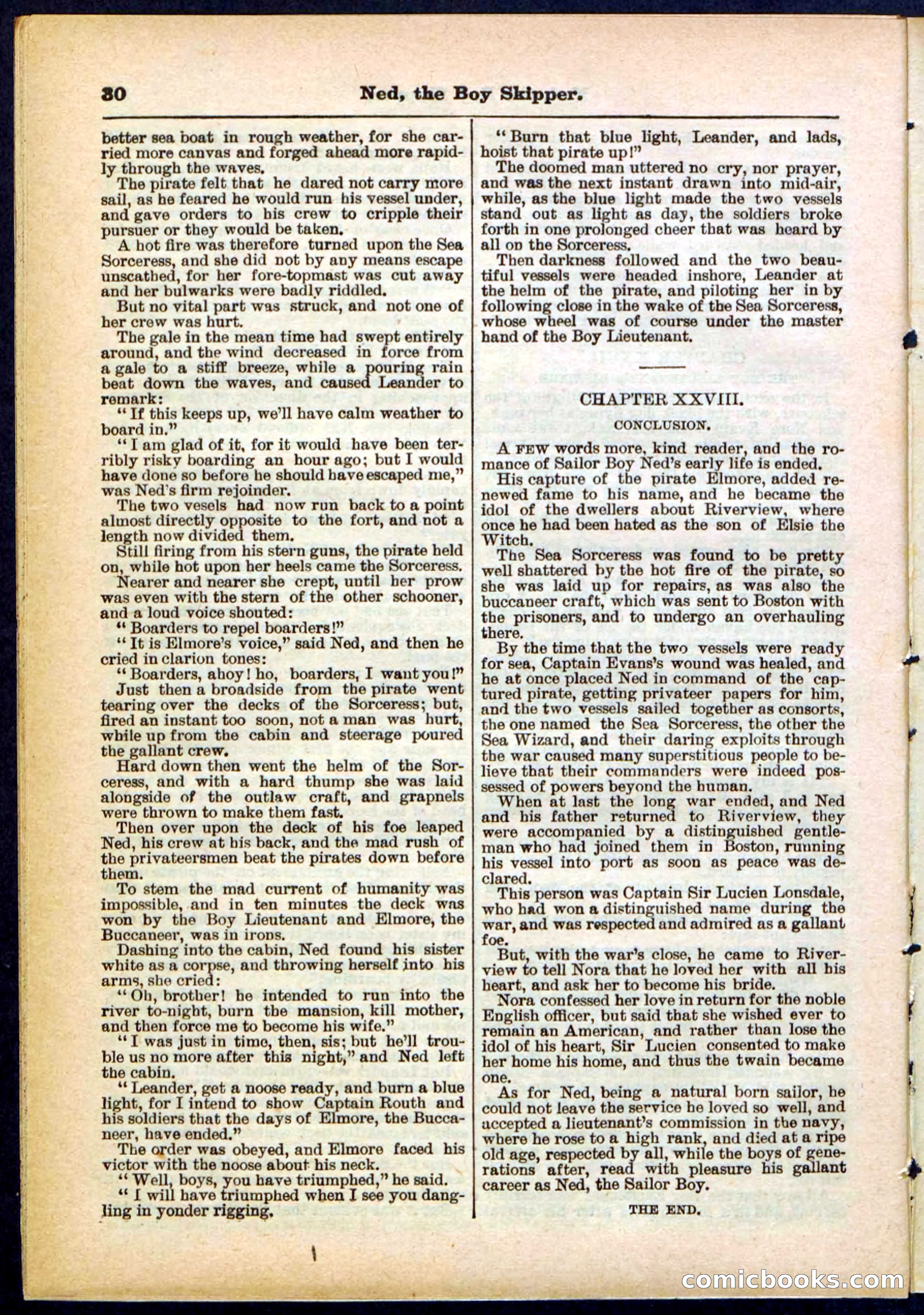 Beadle's Pocket Library No. 287 — page 30 of 32
