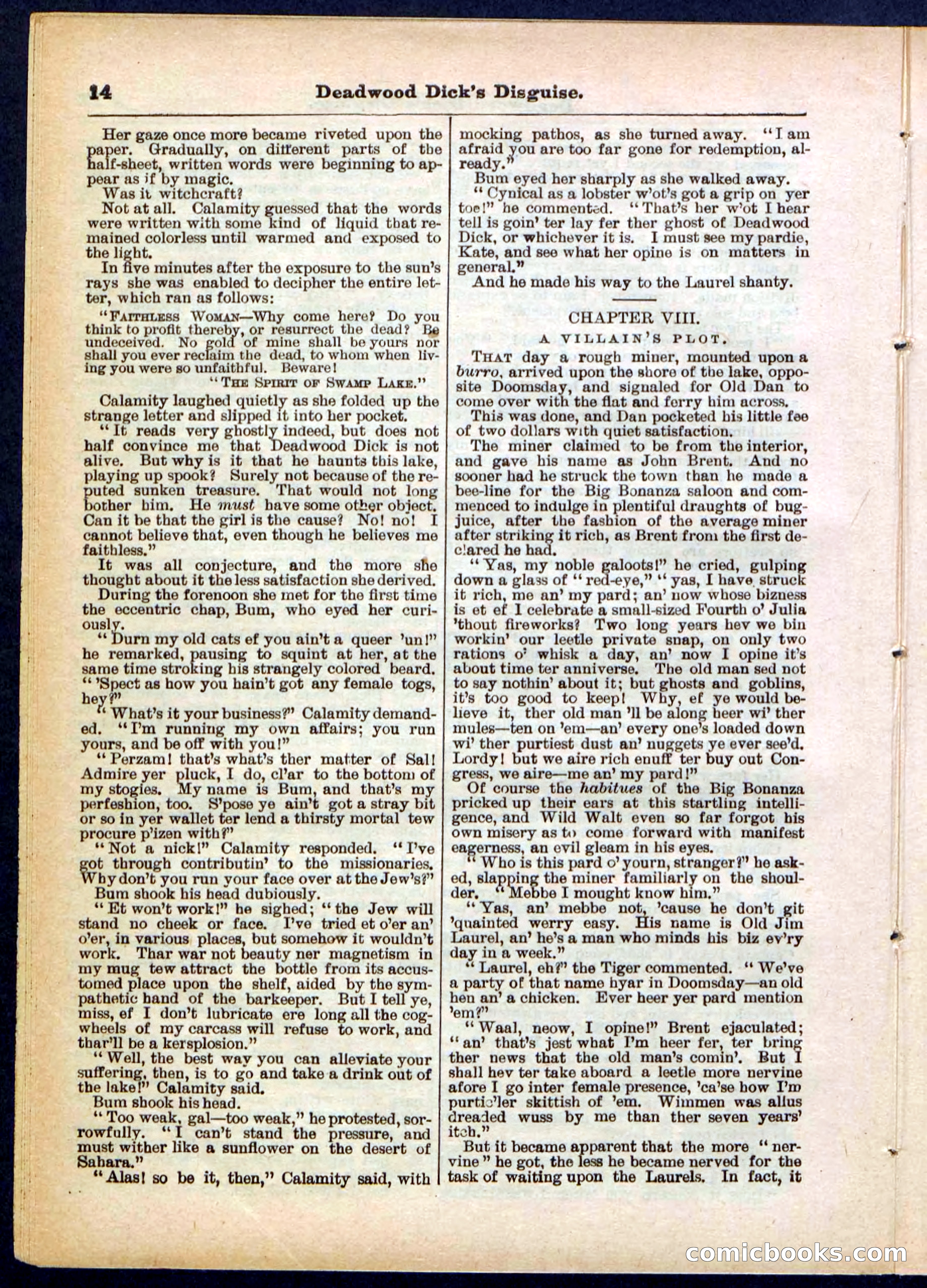 Beadle's Pocket Library No. 288 — page 14 of 32