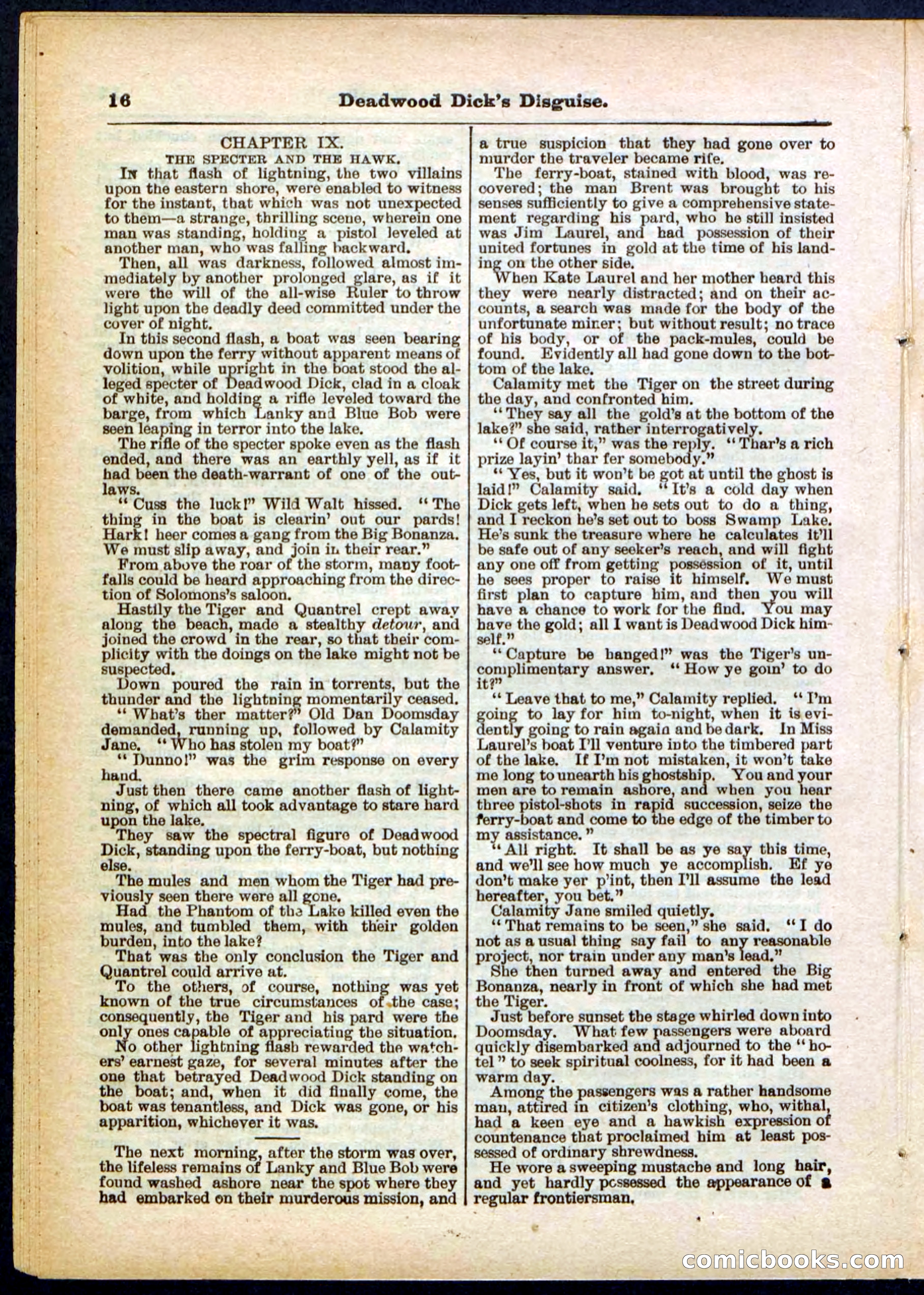 Beadle's Pocket Library No. 288 — page 16 of 32