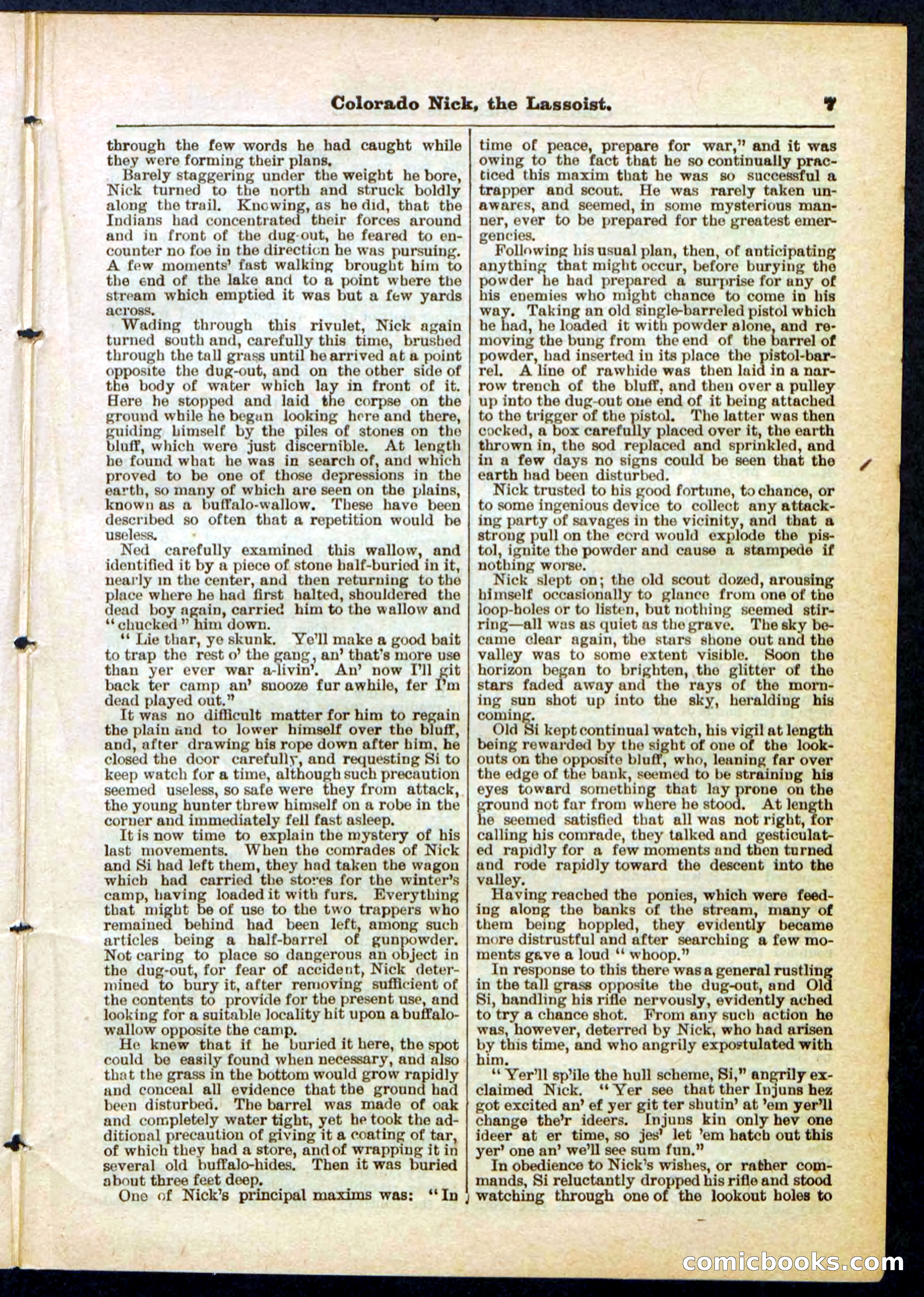 Beadle's Pocket Library No. 289 — page 7 of 32