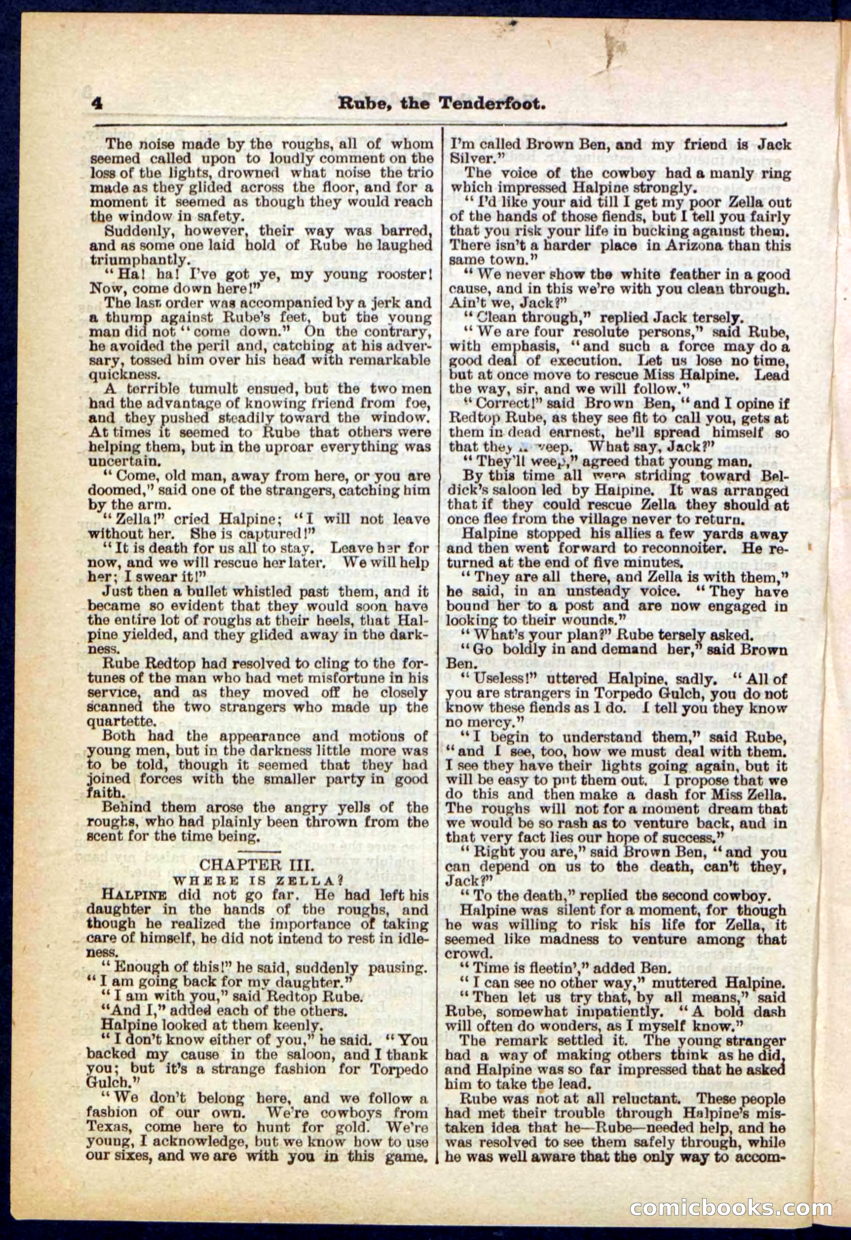 Beadle's Pocket Library No. 290 — page 4 of 32