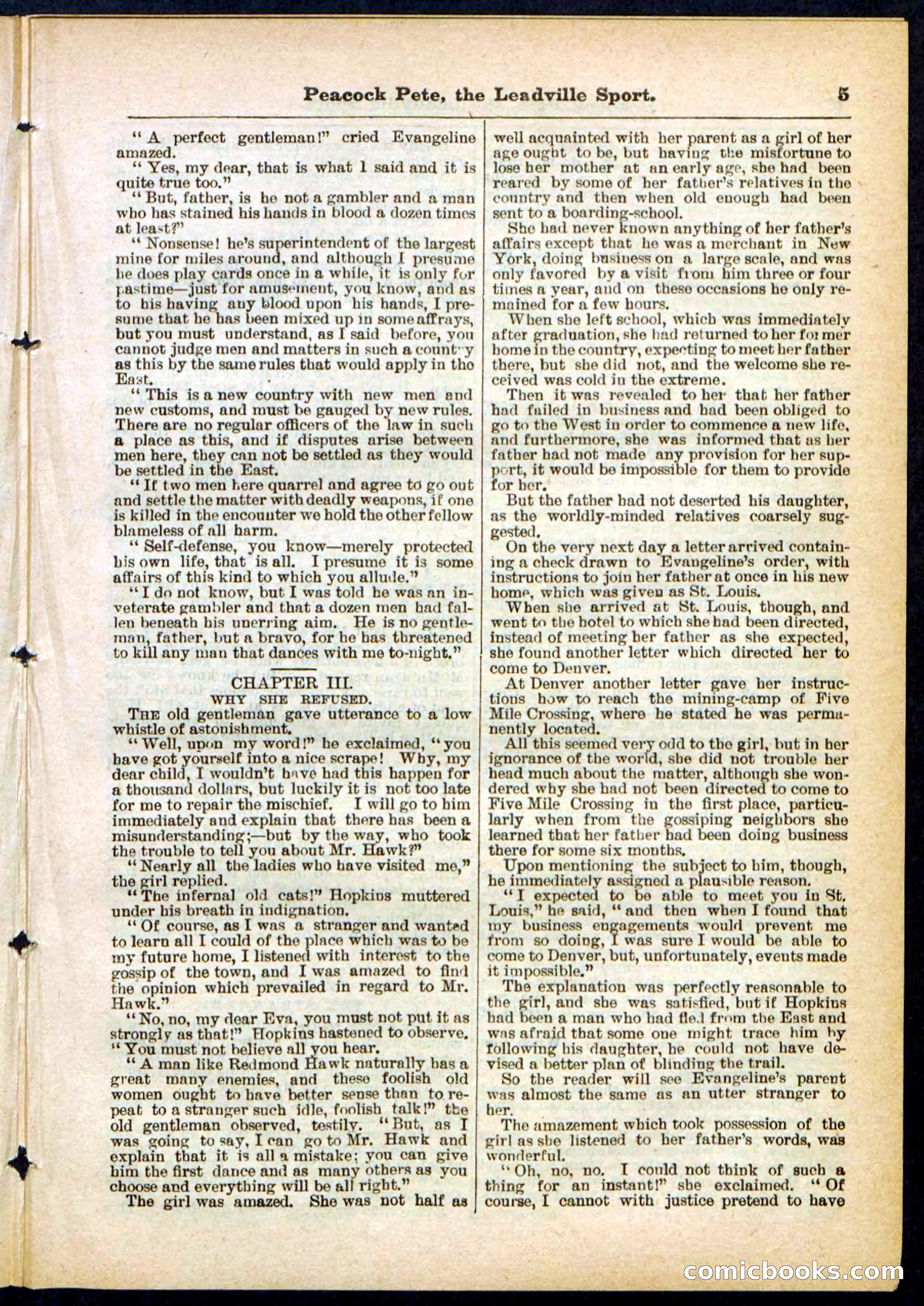 Beadle's Pocket Library No. 291 — page 5 of 32