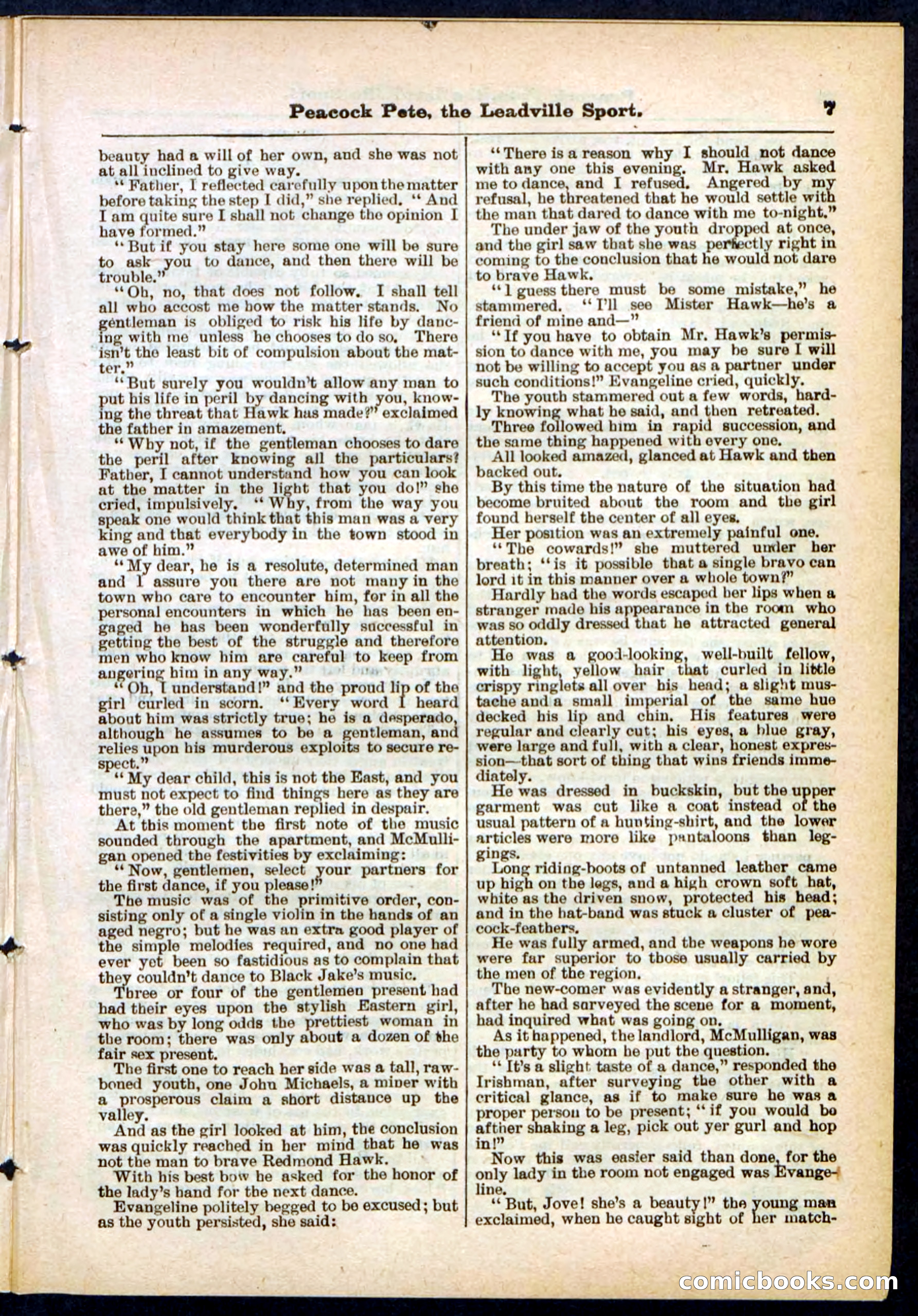 Beadle's Pocket Library No. 291 — page 7 of 32