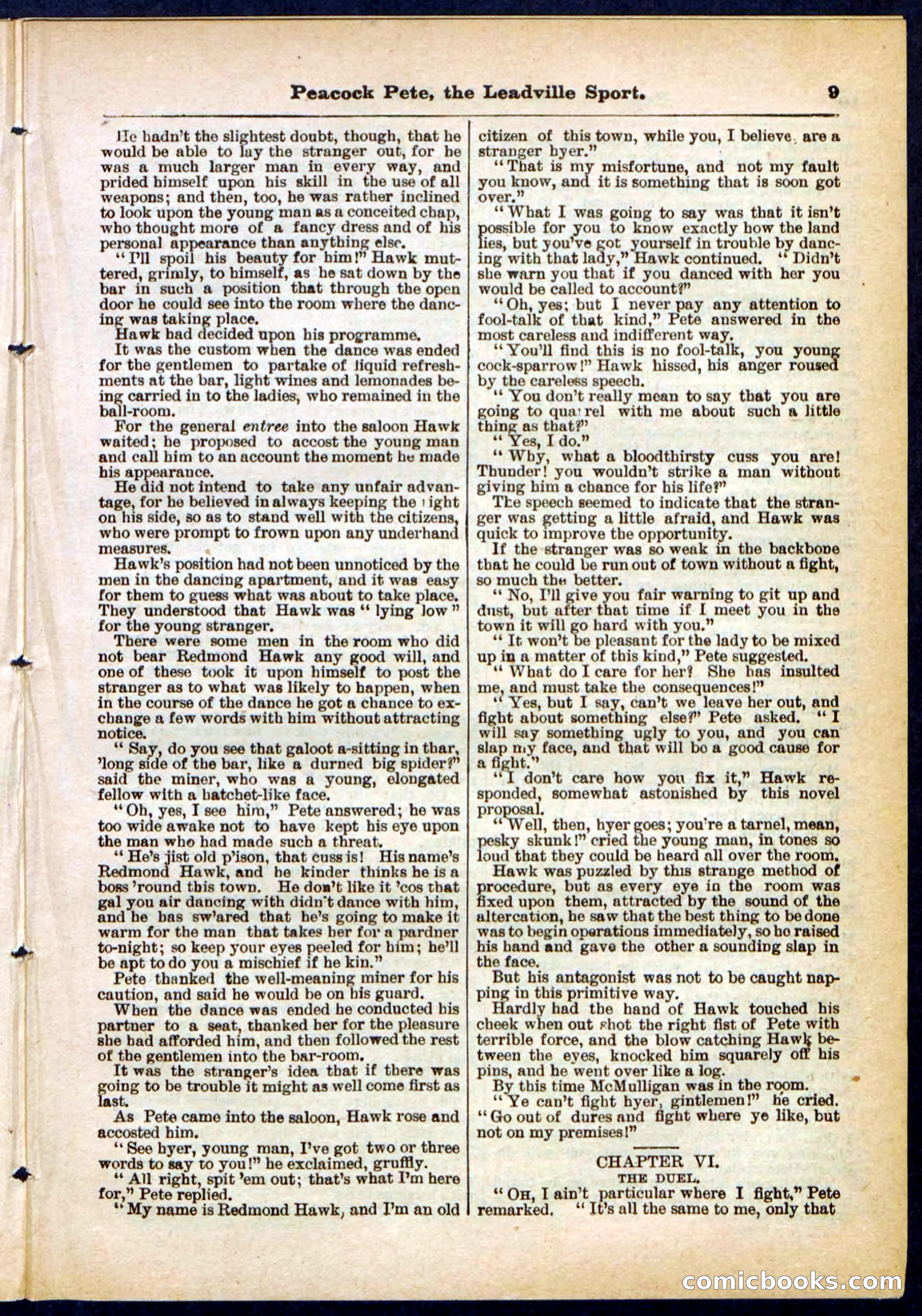 Beadle's Pocket Library No. 291 — page 9 of 32
