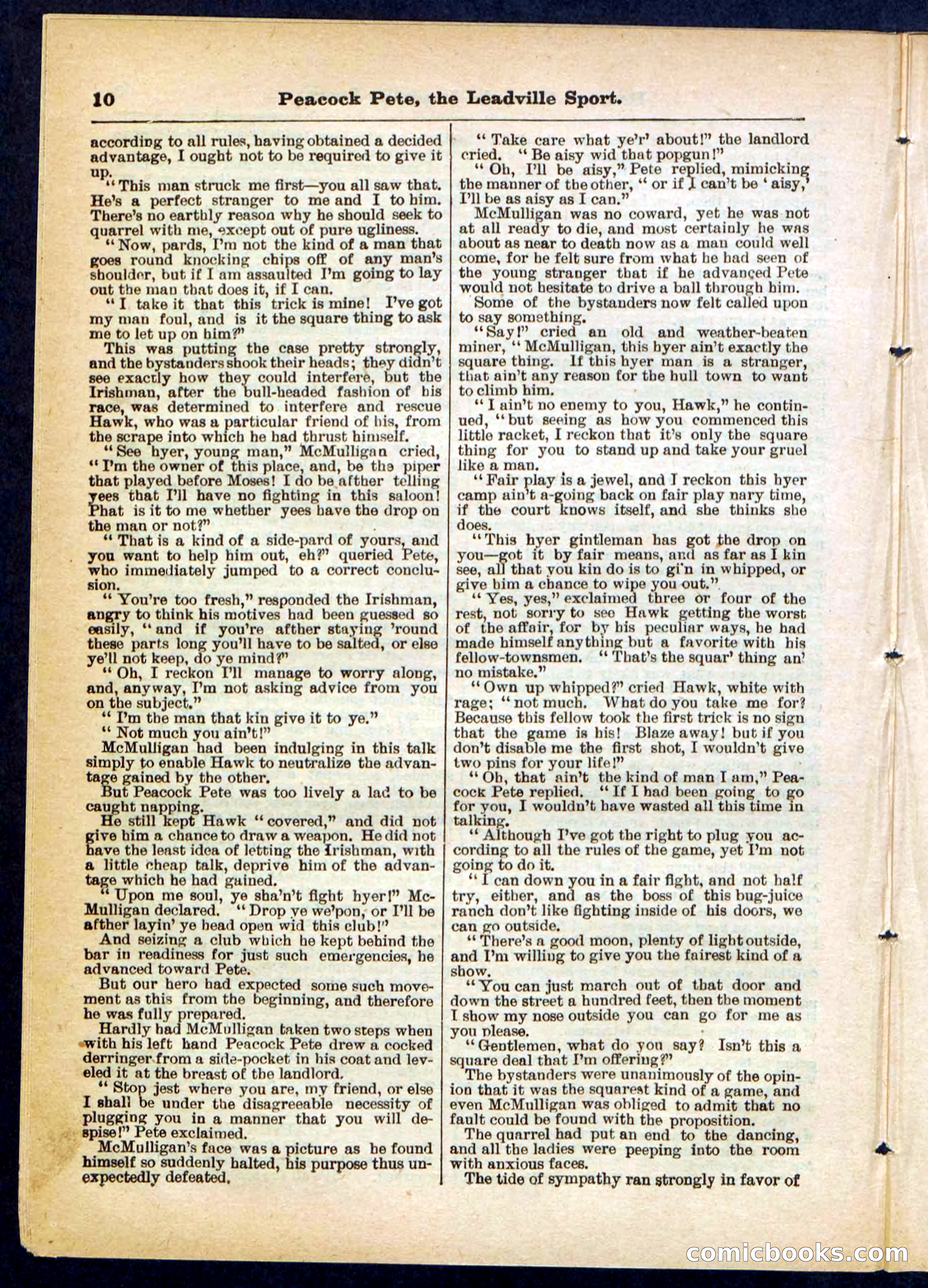 Beadle's Pocket Library No. 291 — page 10 of 32