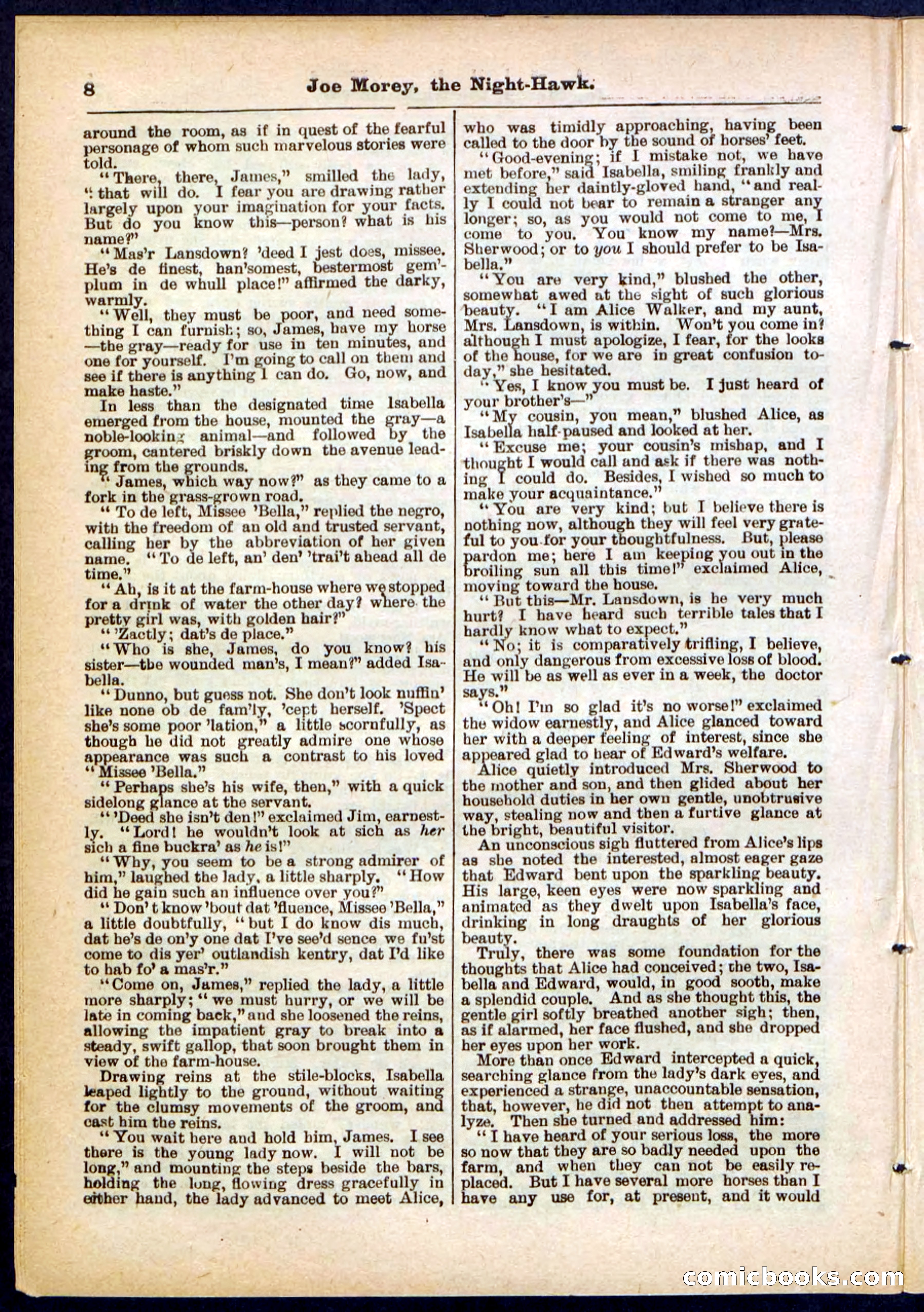 Beadle's Pocket Library No. 292 — page 8 of 32