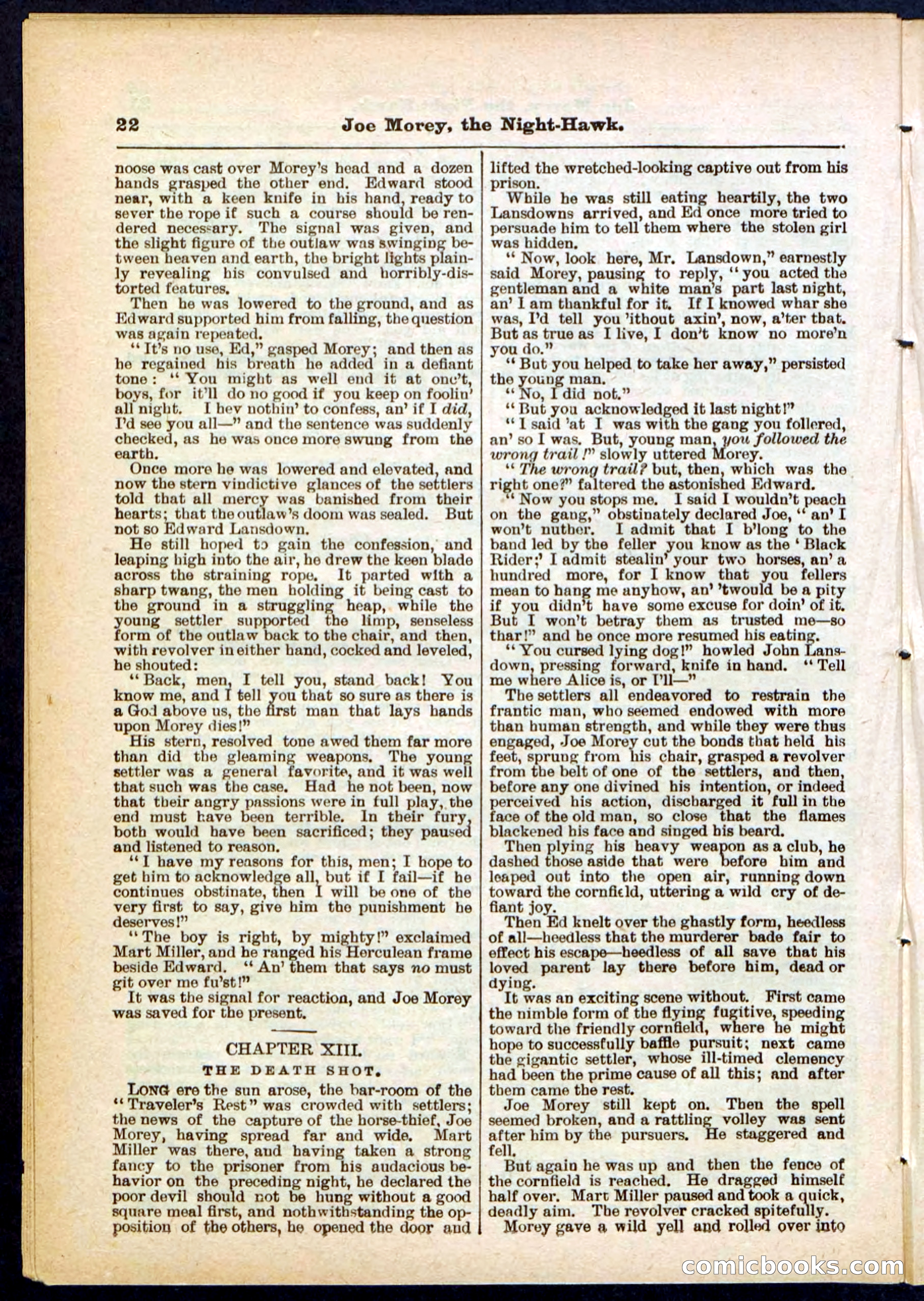 Beadle's Pocket Library No. 292 — page 22 of 32