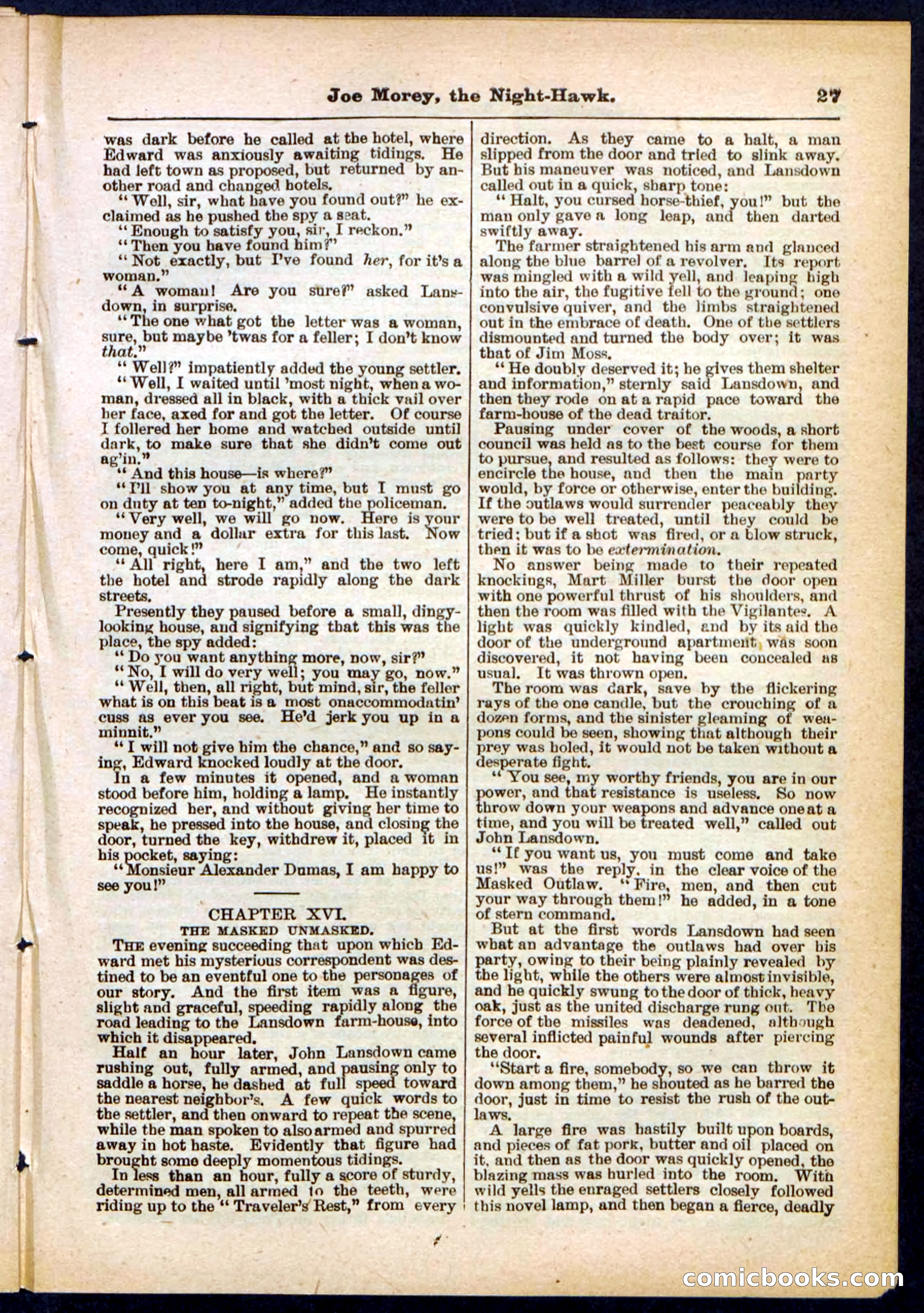 Beadle's Pocket Library No. 292 — page 27 of 32