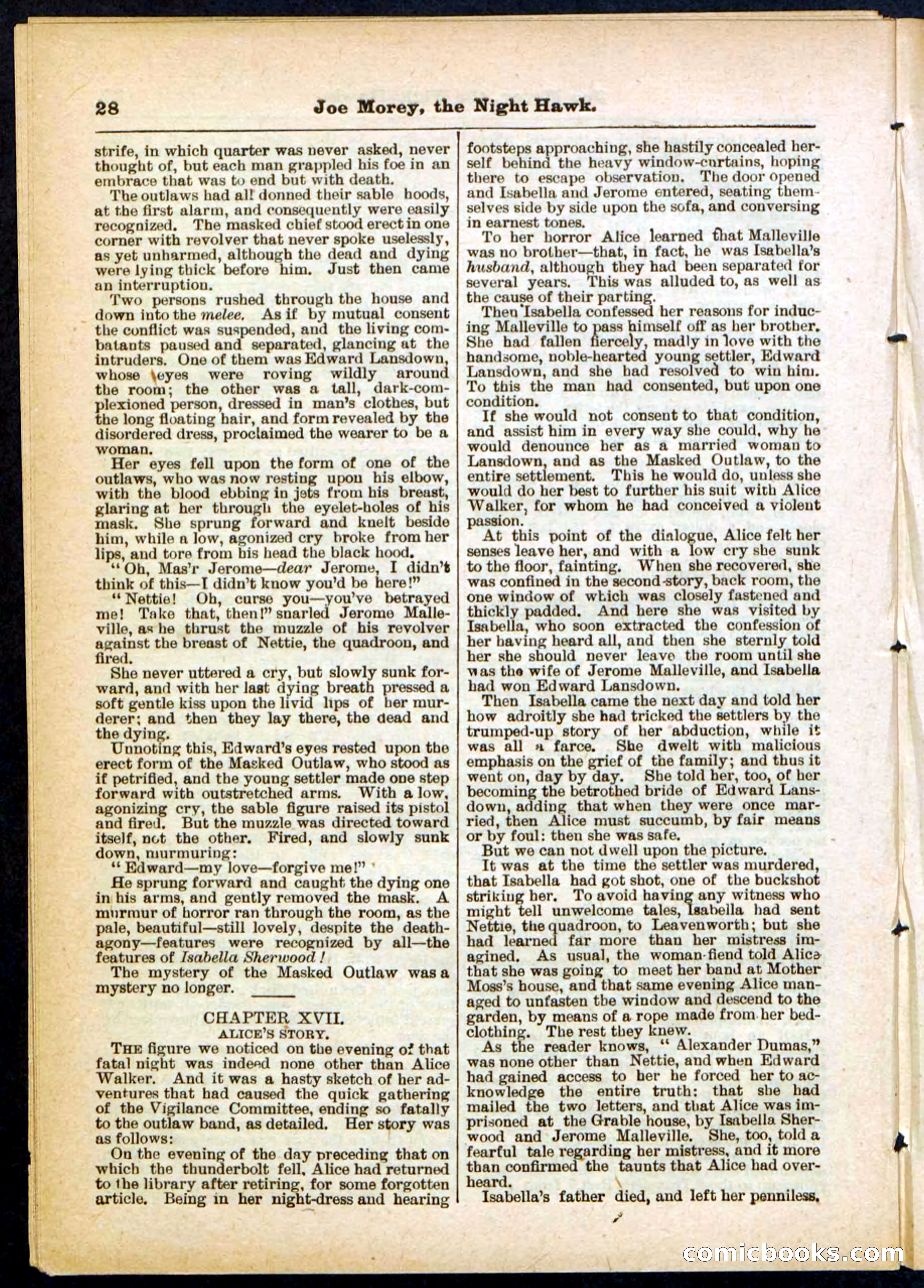 Beadle's Pocket Library No. 292 — page 28 of 32
