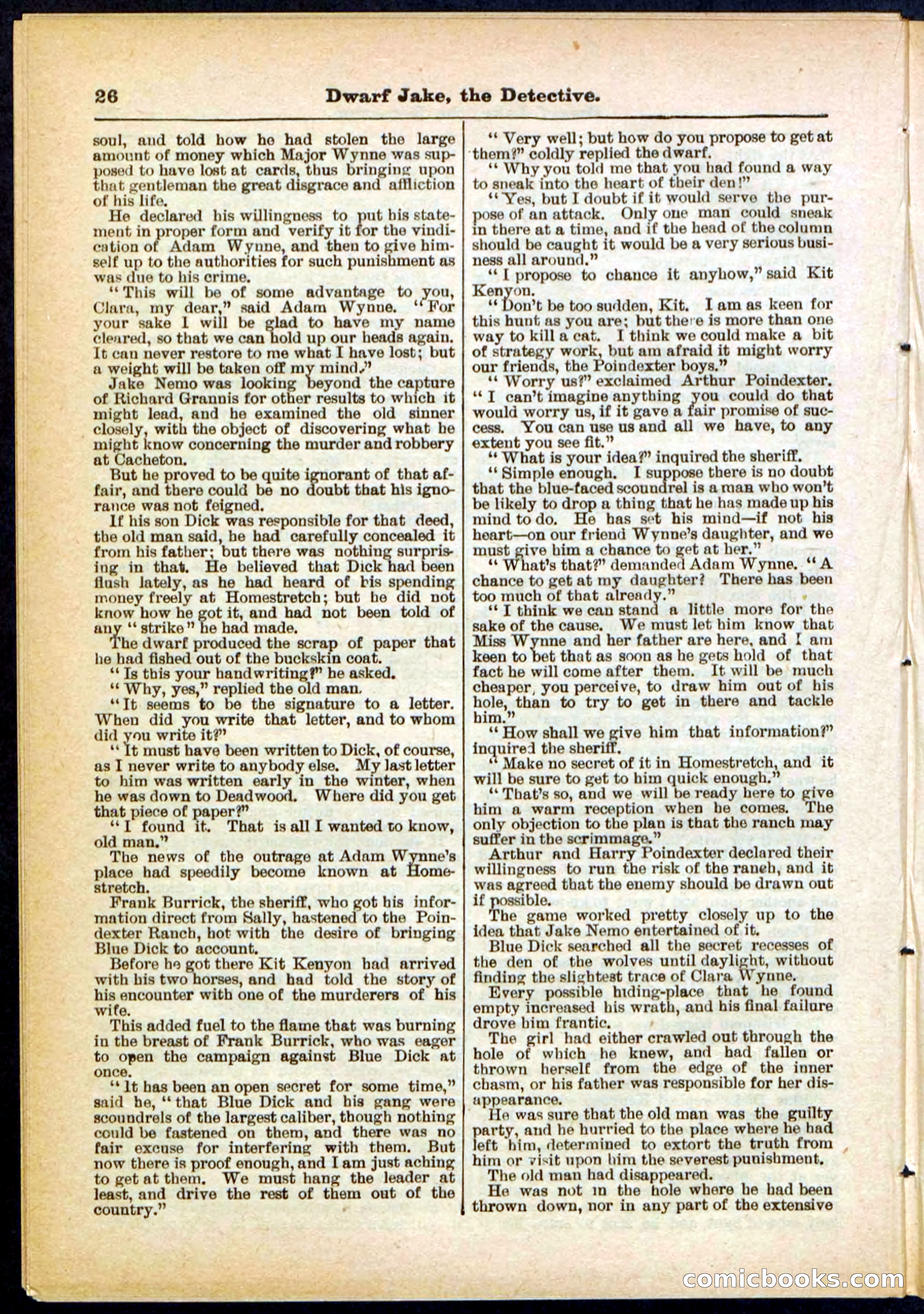 Beadle's Pocket Library No. 293 — page 26 of 32