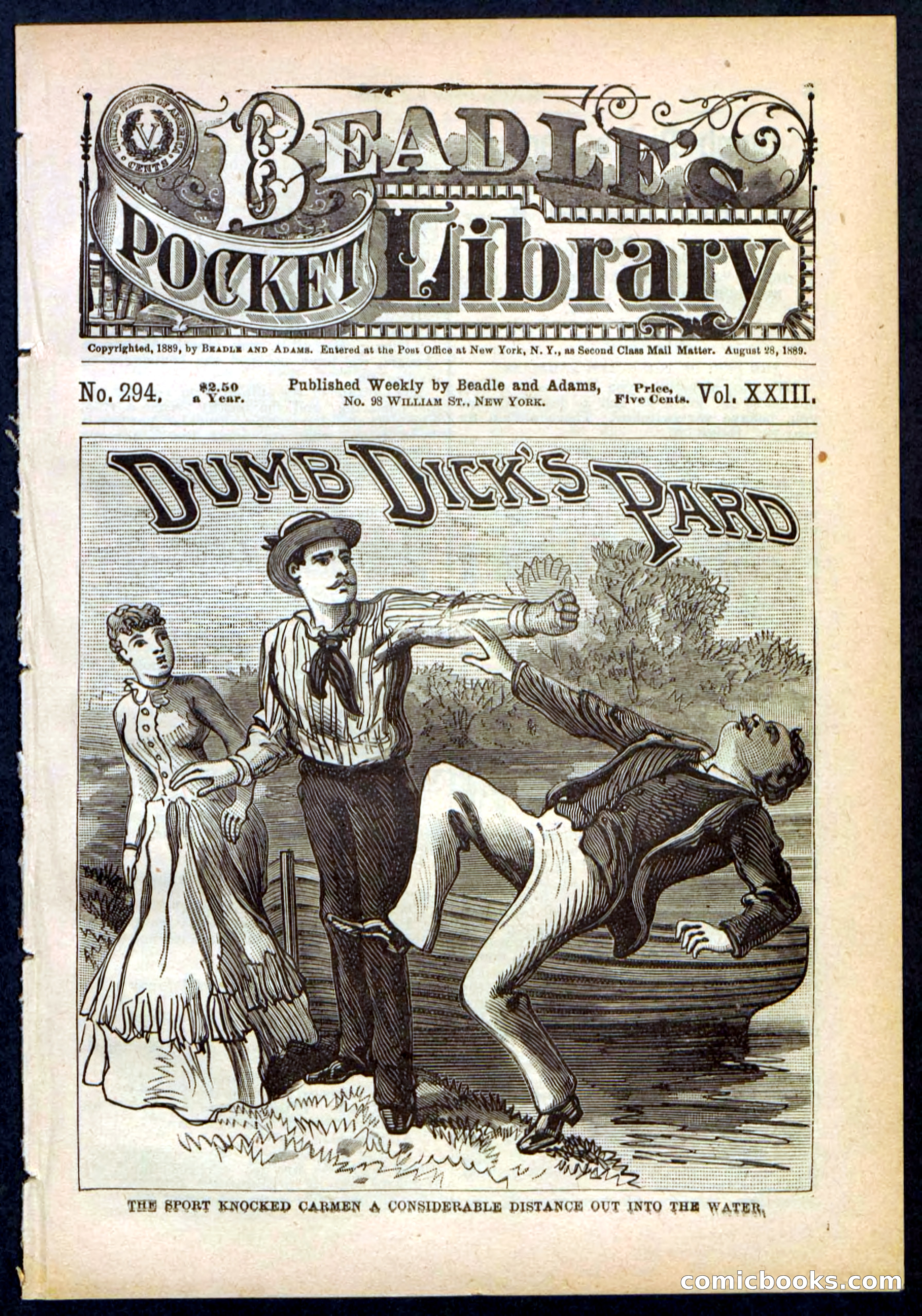 Beadle's Pocket Library No. 294 — page 1 of 32